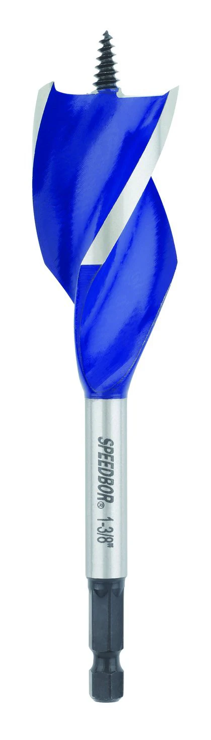 IRWIN SPEEDBOR Tri Flute Wood Drill Bit 1-3/8(3041020)