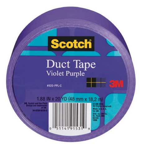 SCOTCH Duct Tape, Purple, 1.88-in. X 20-yds.