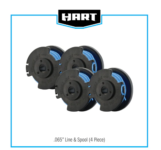 Restored HART HAC4065 4 PACK .065 SPOOLS (Refurbished)