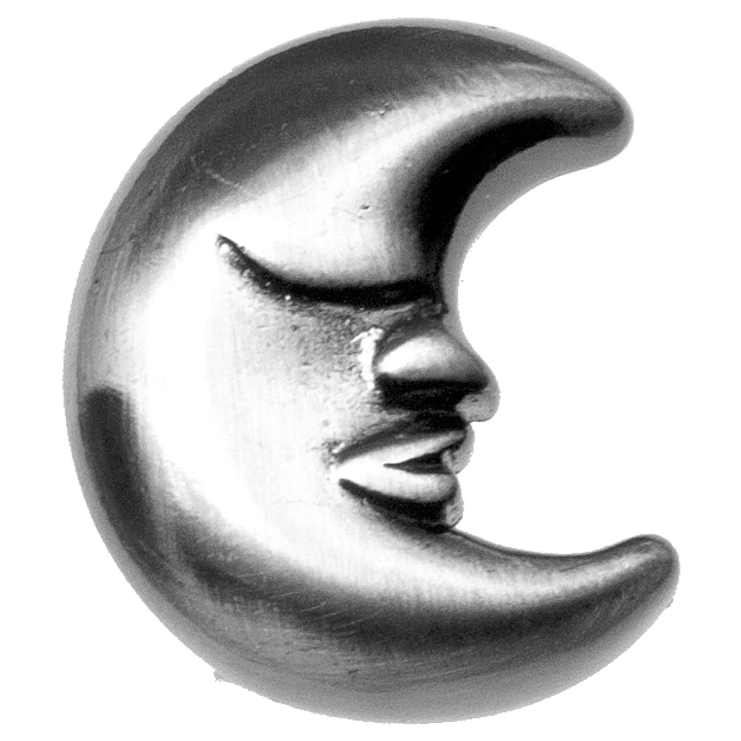 Big Sky Hardware Sierra Lifestyles Kids Moon Knob, Pewter