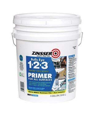 Zinsser 02000 5 Gallon Bulls Eye 1-2-3 Primer Sealer Stain Killer