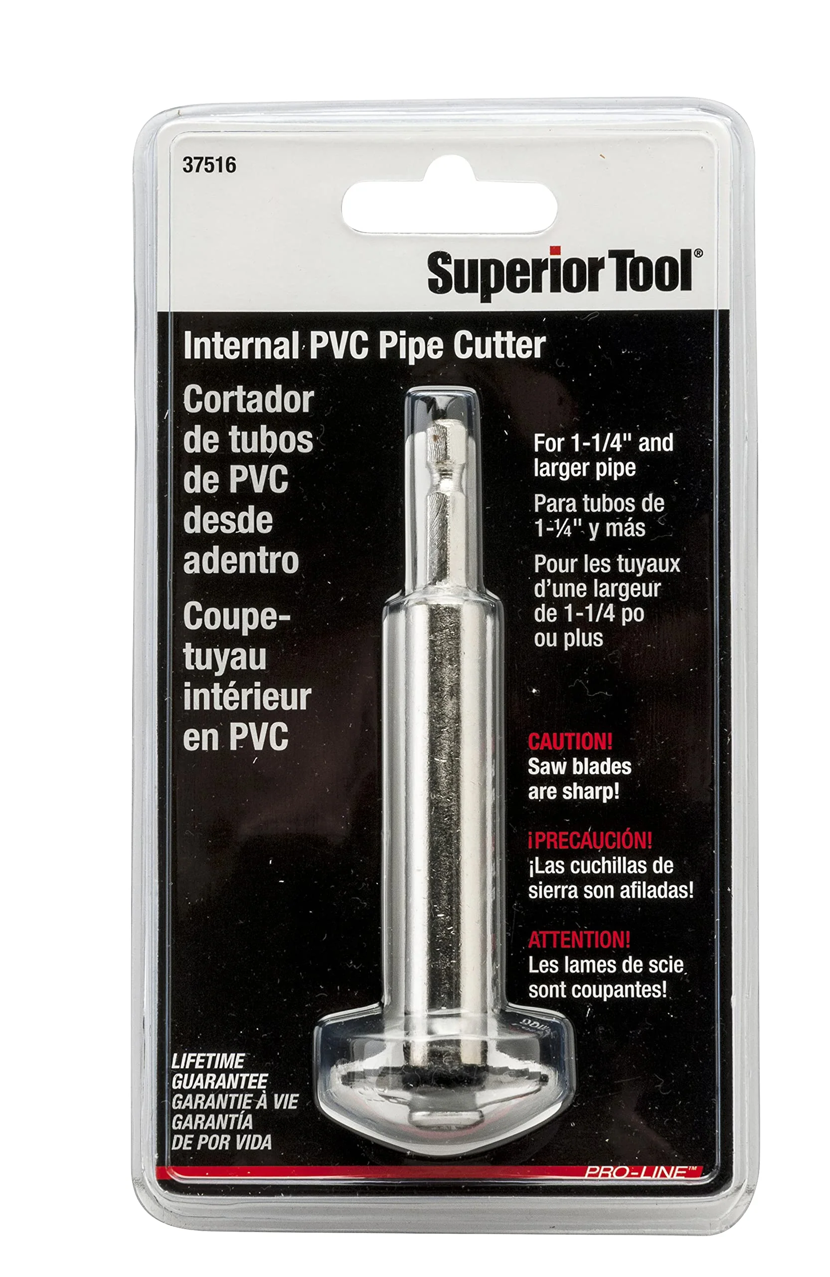 Superior Tool 37516 | 1-1/4 In. Internal Pvc Pipe Cutter
