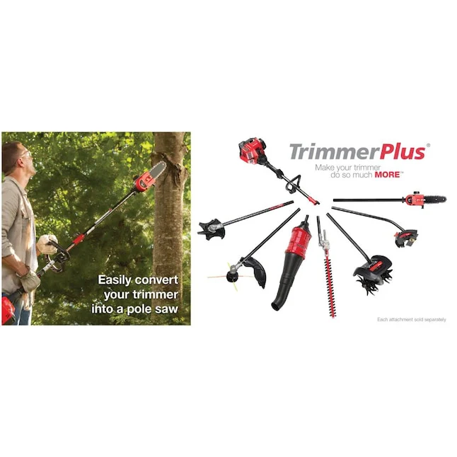 Troy-Bilt TrimmerPlus PS720 8-Inch Pole Saw with Bar and Chain