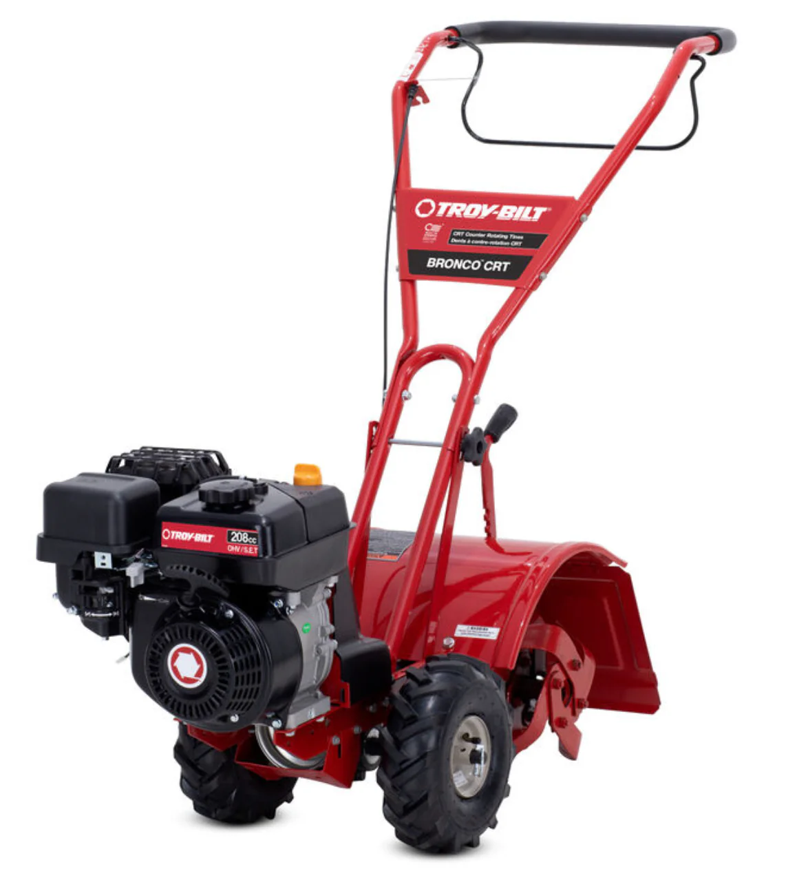 Troy-Bilt Bronco CRT Tiller | 208cc Engine | 14 Rear Tine Tiller