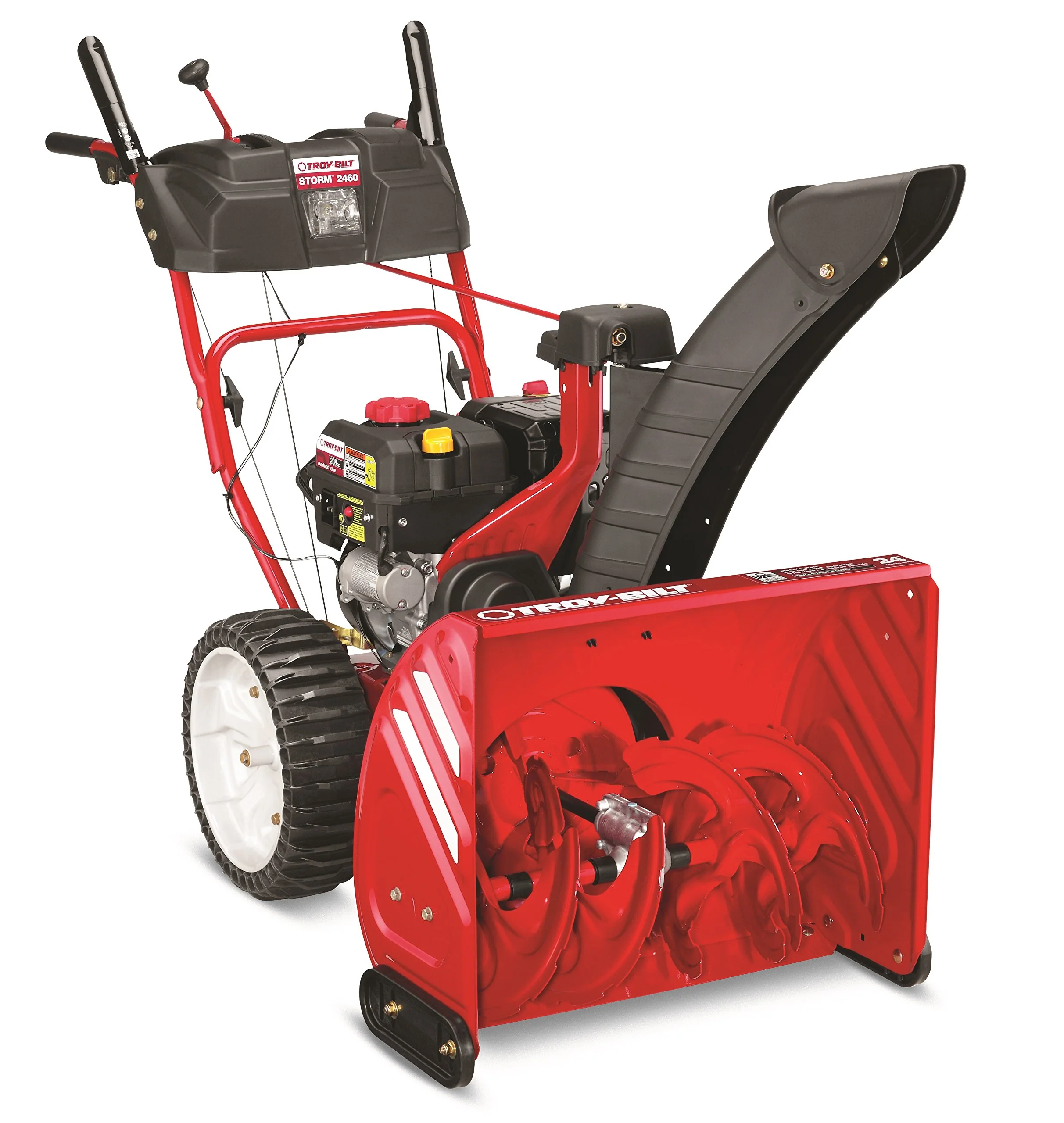 Troy-Bilt Storm 2460 208cc Electric Start 24-Inch Two-Stage Gas Snow Thrower