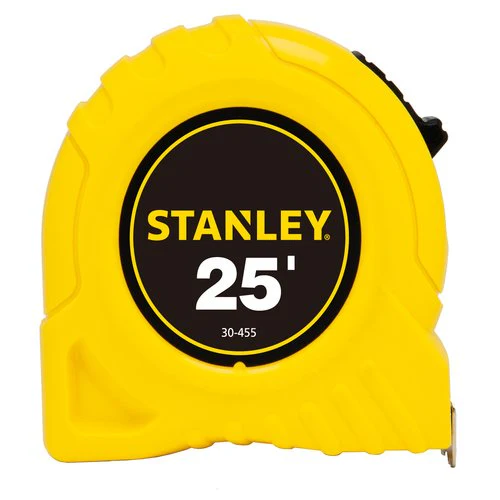 STANLEY CONSUMER TOOLS 30-455 1x25' Yellow Tape Rule