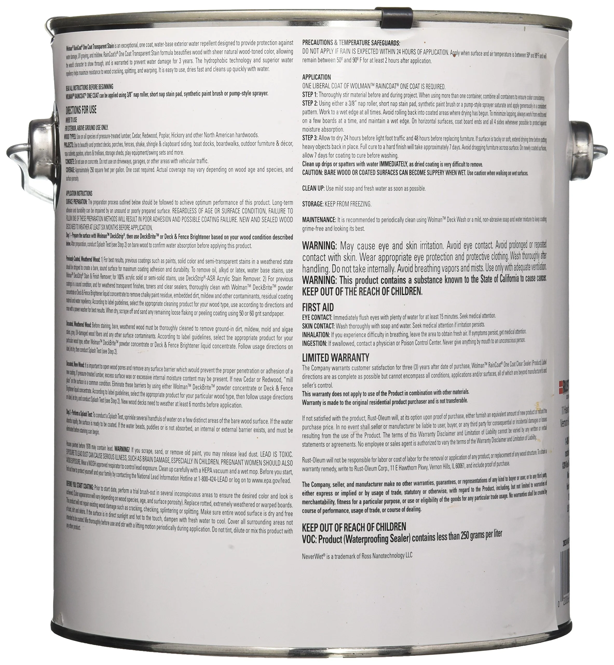 ZINSSER 288334 Hickory Trans Stain