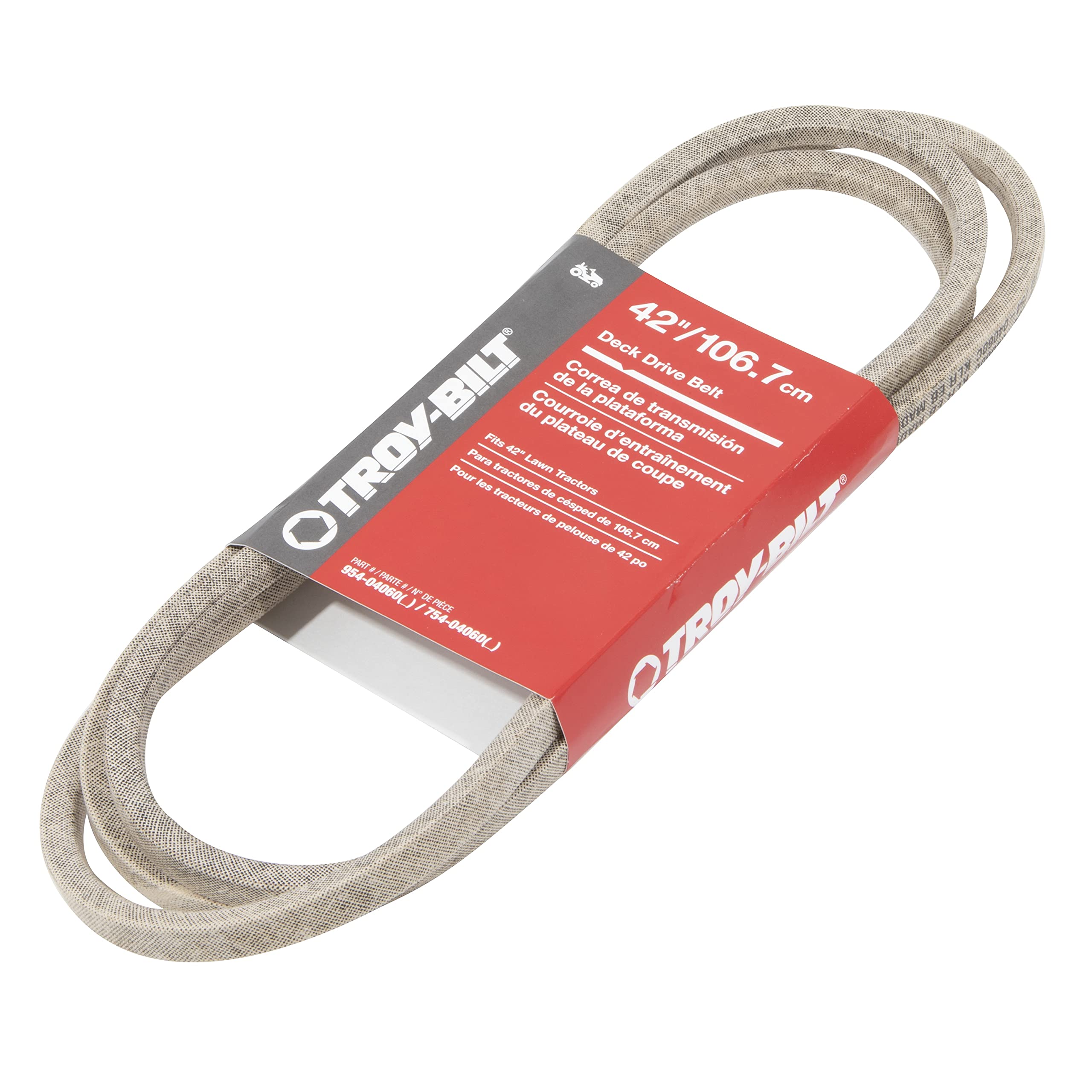 Troy-Bilt 490-501-Y044 42 in. Deck Drive Belt, Black