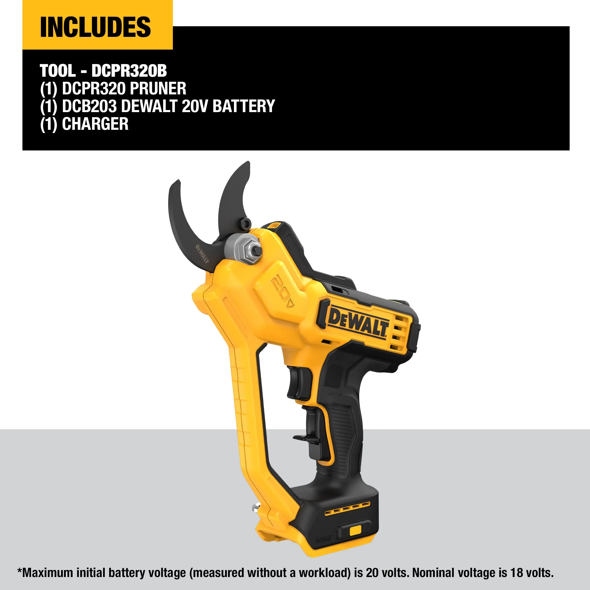 DEWALT Dewalt 20V MAX Cordless Pruner (DCPR320D1)