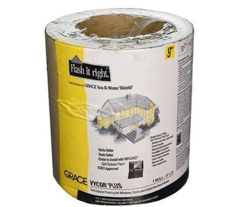5 Pack | Grace 9 X 75' Vycor Plus Self-Adhered Flashing