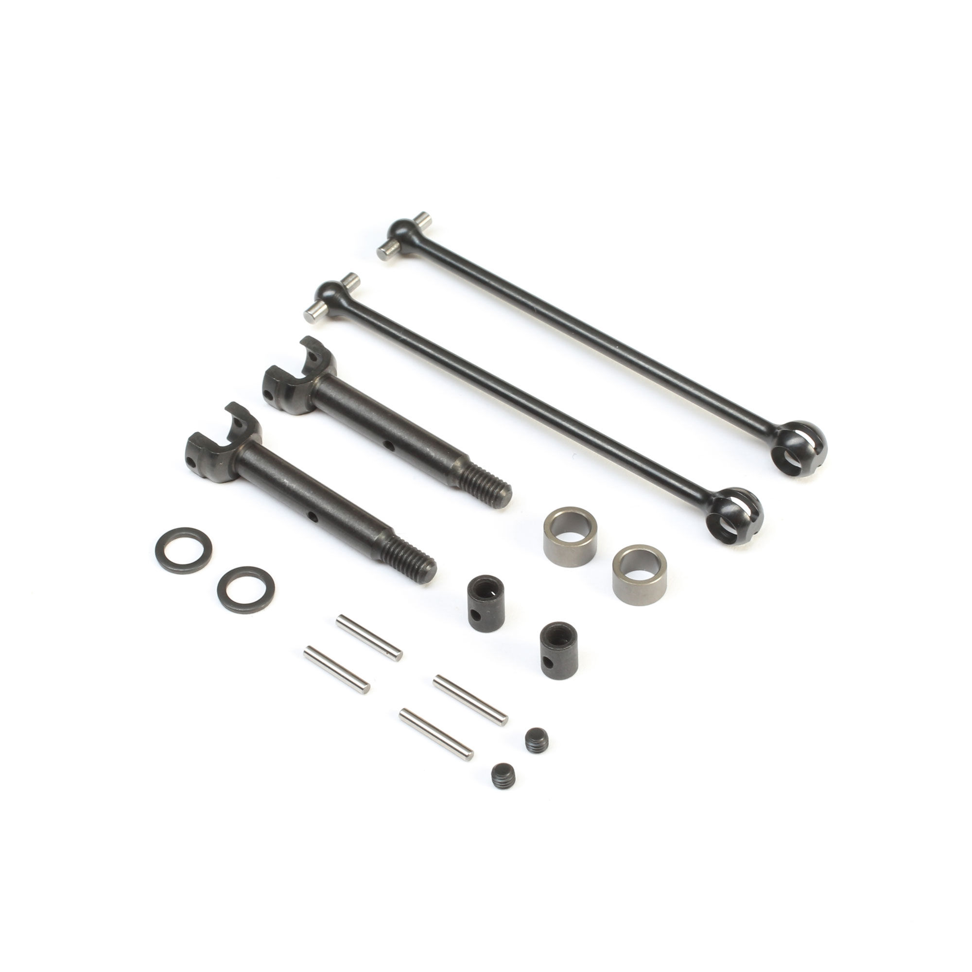 Team Losi Racing Steel CVA Driveshaft Set SR Differential: 22 5.0 SR