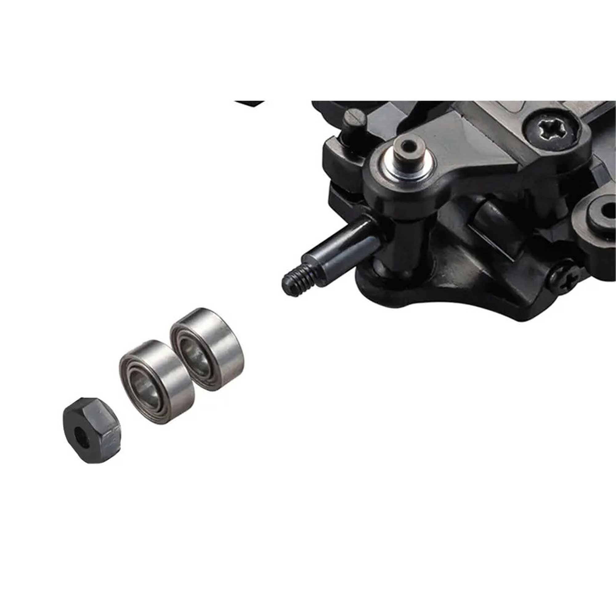 Kyosho 1/28 Chevrolet Corvette C8.R MR-04 MINI-Z RWD RTR, Guntmetal/ White