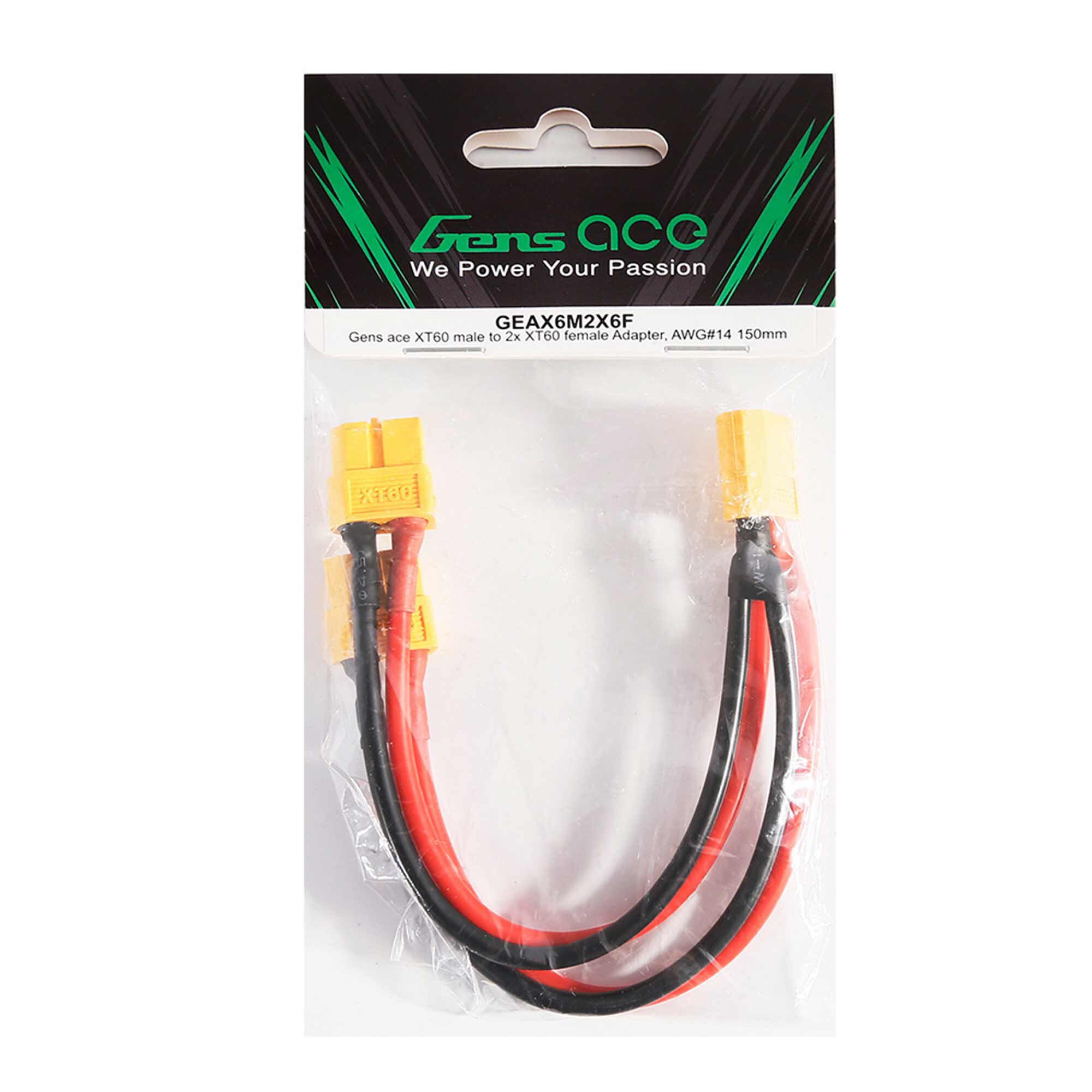 Gens ace XT60 Parallel Charging Adapter: Gens Ace Dual Charger