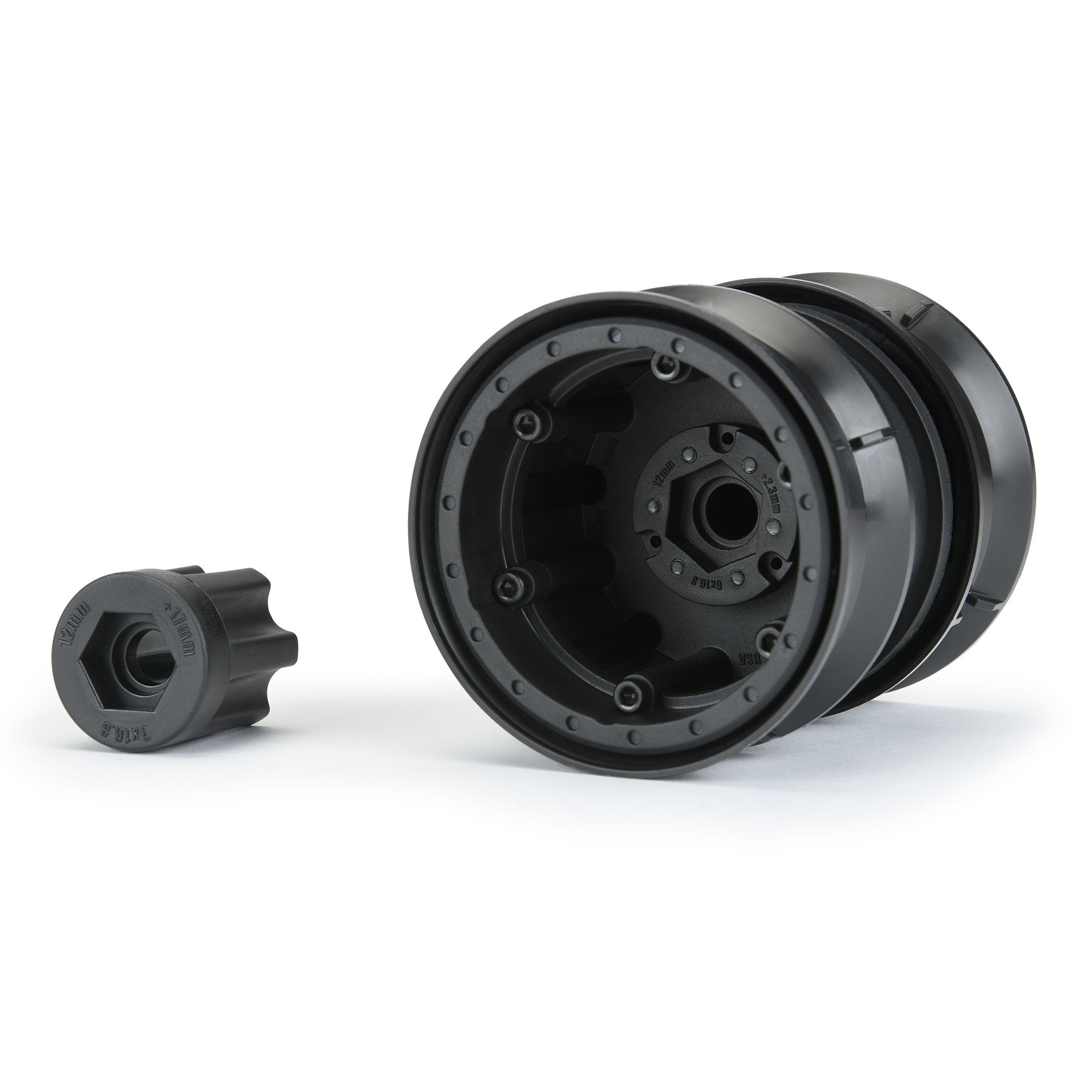 Pro-Line Racing 1/10 Carbine Front/Rear 1.9" 12mm Rock Crawler Wheels (2) Black