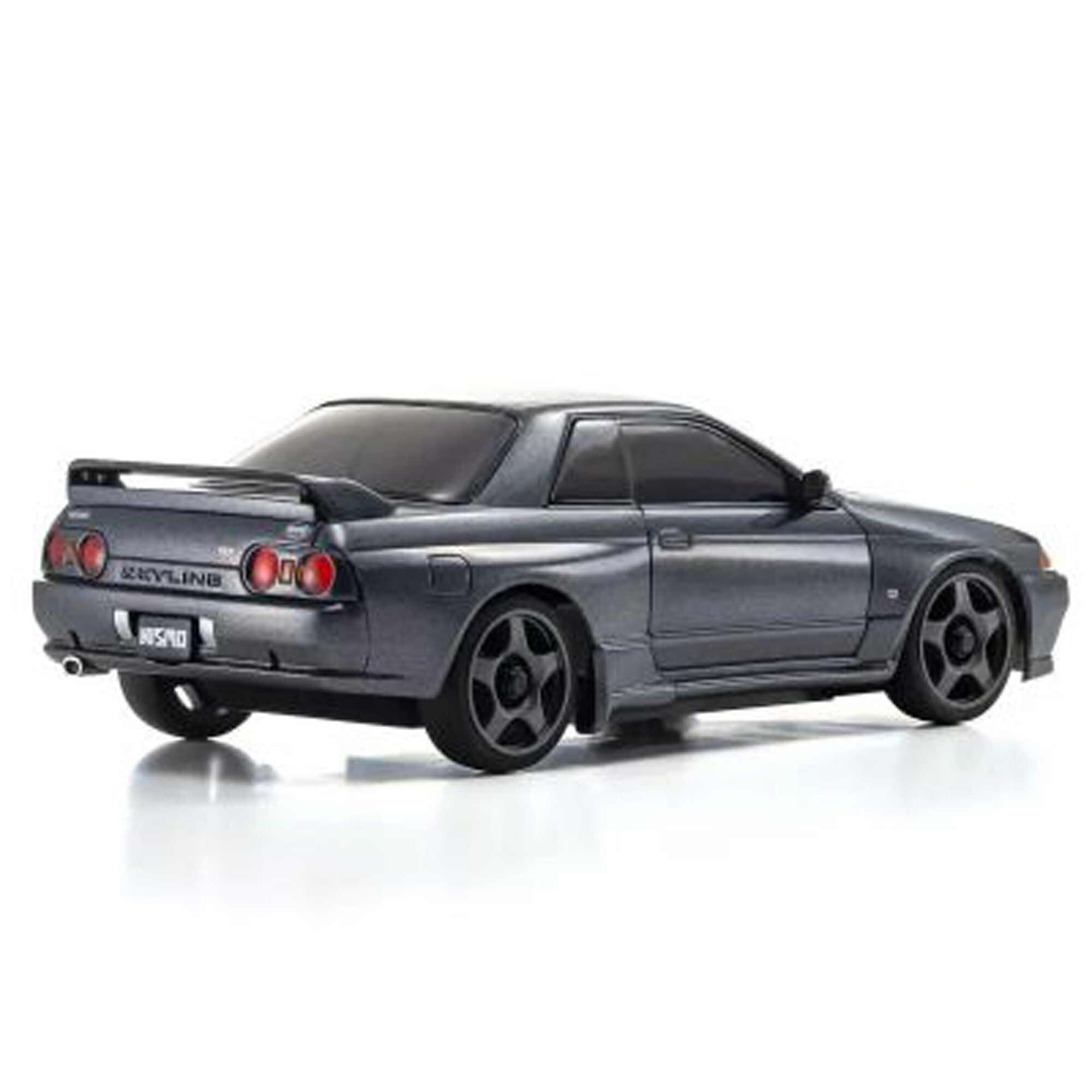 Kyosho 1/28 Nissan Skyline GT-R Nismo (R32) MINI-Z AWD RTR, Gun Metal