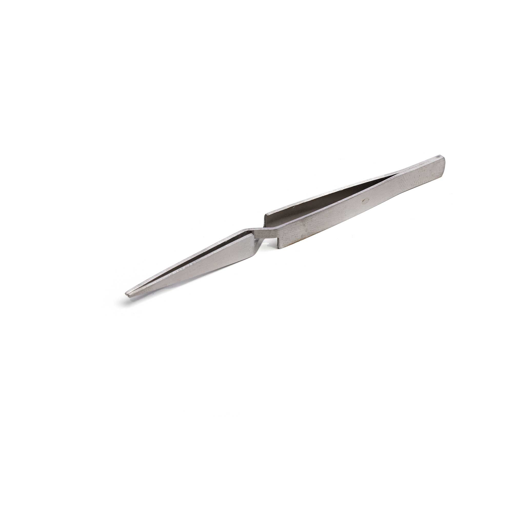 Hobby Essentials 4.7" Straight Cross-Lock Tweezer