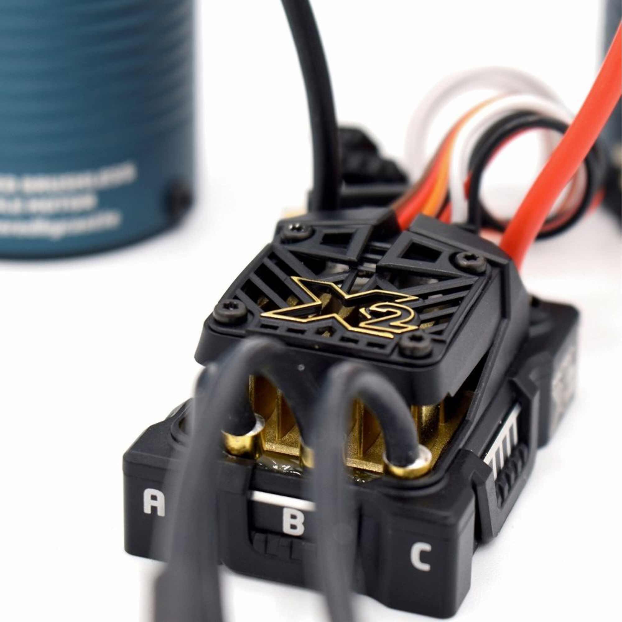 Castle Creations Mamba Micro X2, 16.8V, Waterproof Sensored ESC W1406-2850KV Combo