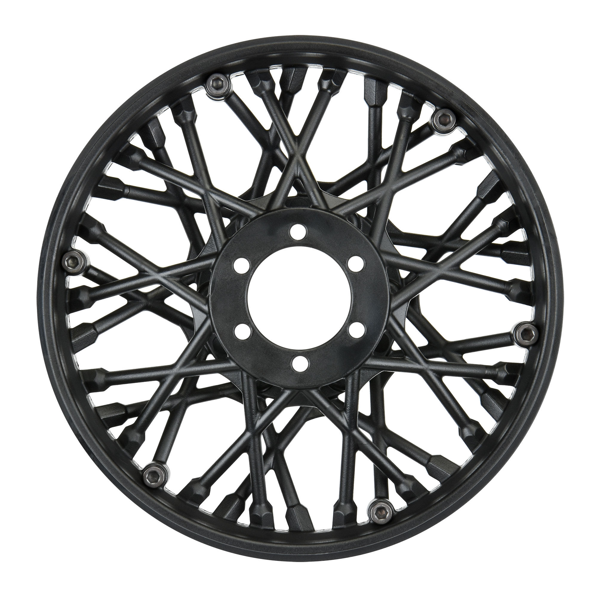 Pro-Line Racing 1/4 Supermoto Front Wheel Black: Promoto-MX/SM
