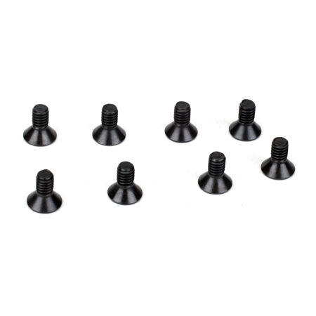 Losi Flat Head Screws, 8-32 x 3/8" (8)