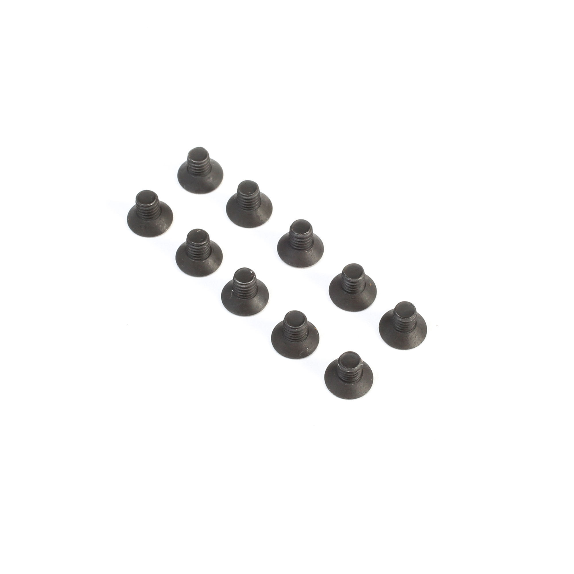 Team Losi Racing Flat Head Screws, M2.5 x 4mm (10)