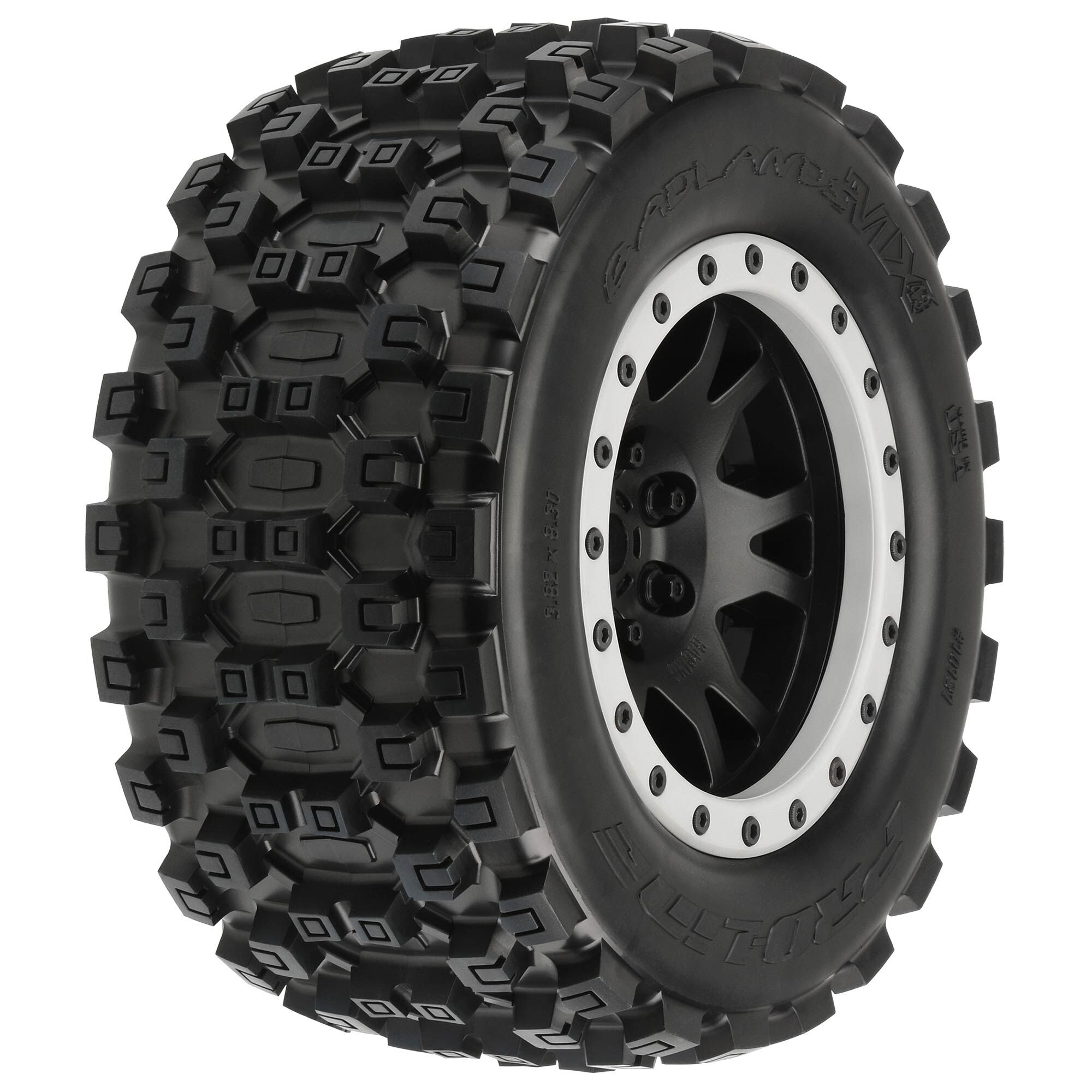 Pro-Line Racing 1/5 Badlands MX43 Pro-Loc F/R X-MAXX MTD 24mm Blk/Gry Impulse (2)