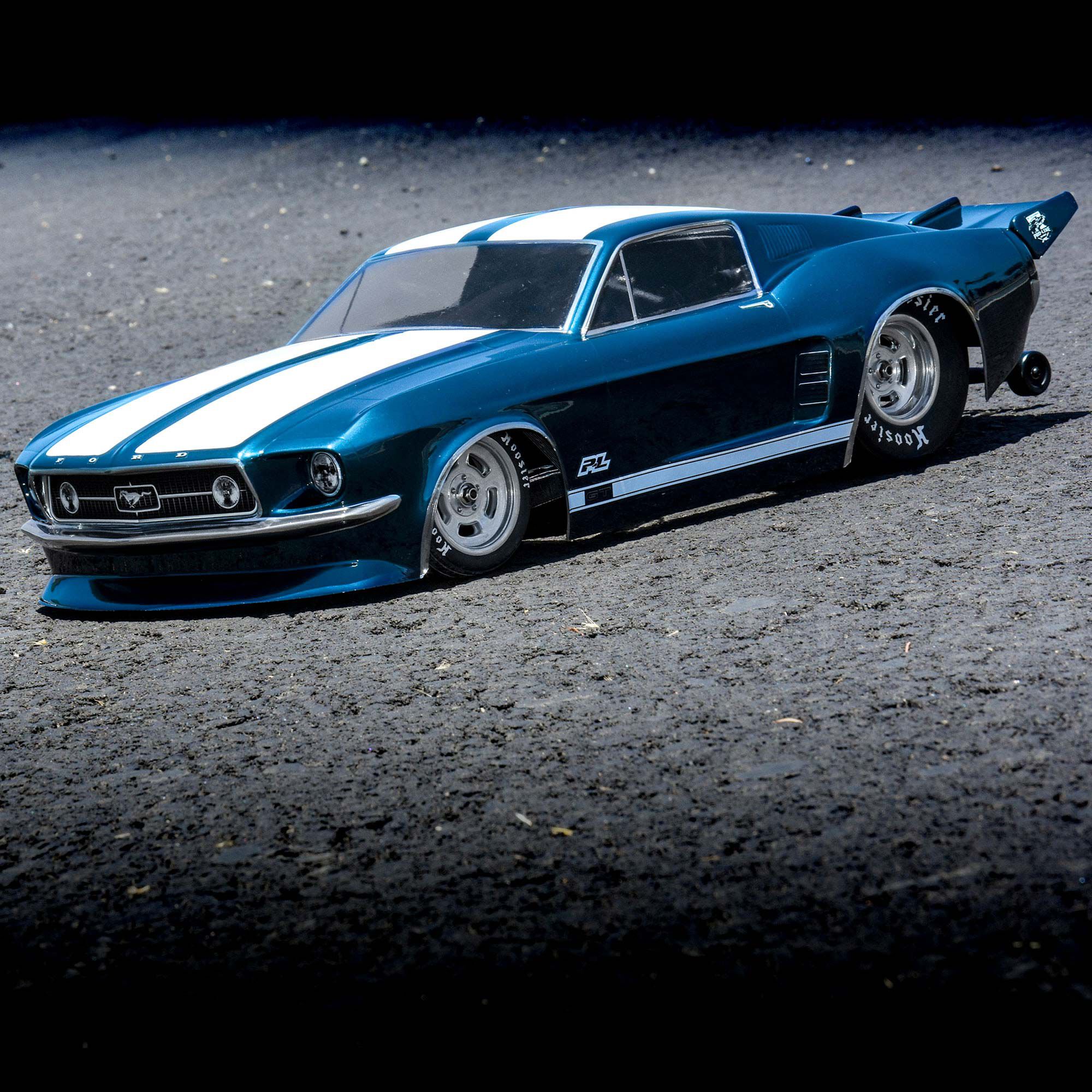Pro-Line Racing 1/10 1967 Ford Mustang Clear Body: Drag Car