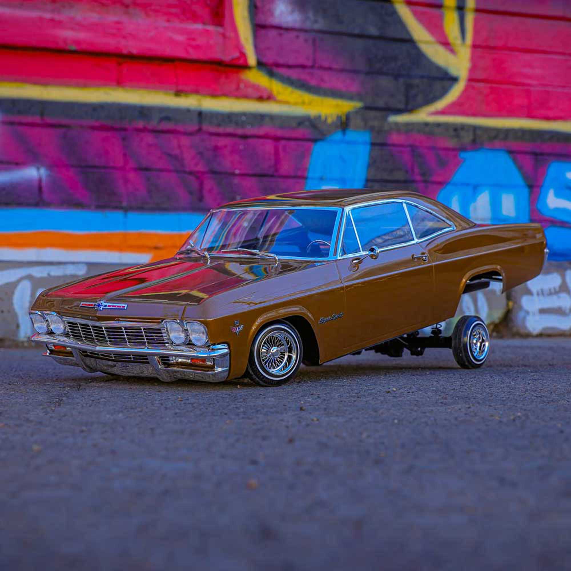 Redcat Racing 1/10 SixtyFive Chevy Impala SS 2WD Hopping Lowrider RTR, Rootbeer