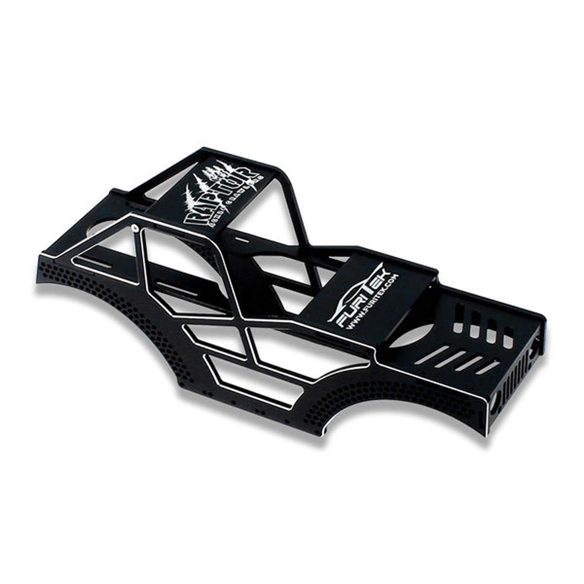 Furitek Raptor Aluminum Frame Kit, Black: SCX24