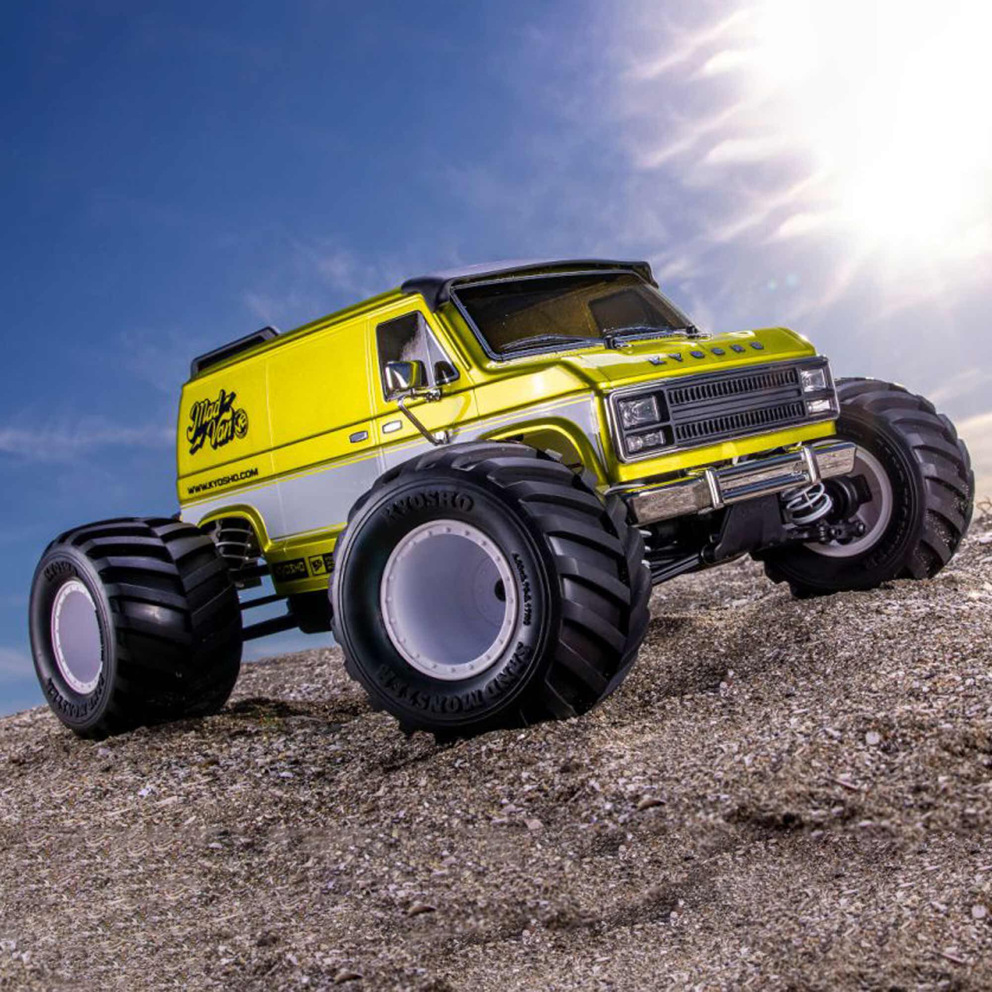 Kyosho 1/10 Mad Van Fazer Mk2 FZ02L-BT Brushless 4x4 Monster Truck RTR, Gold