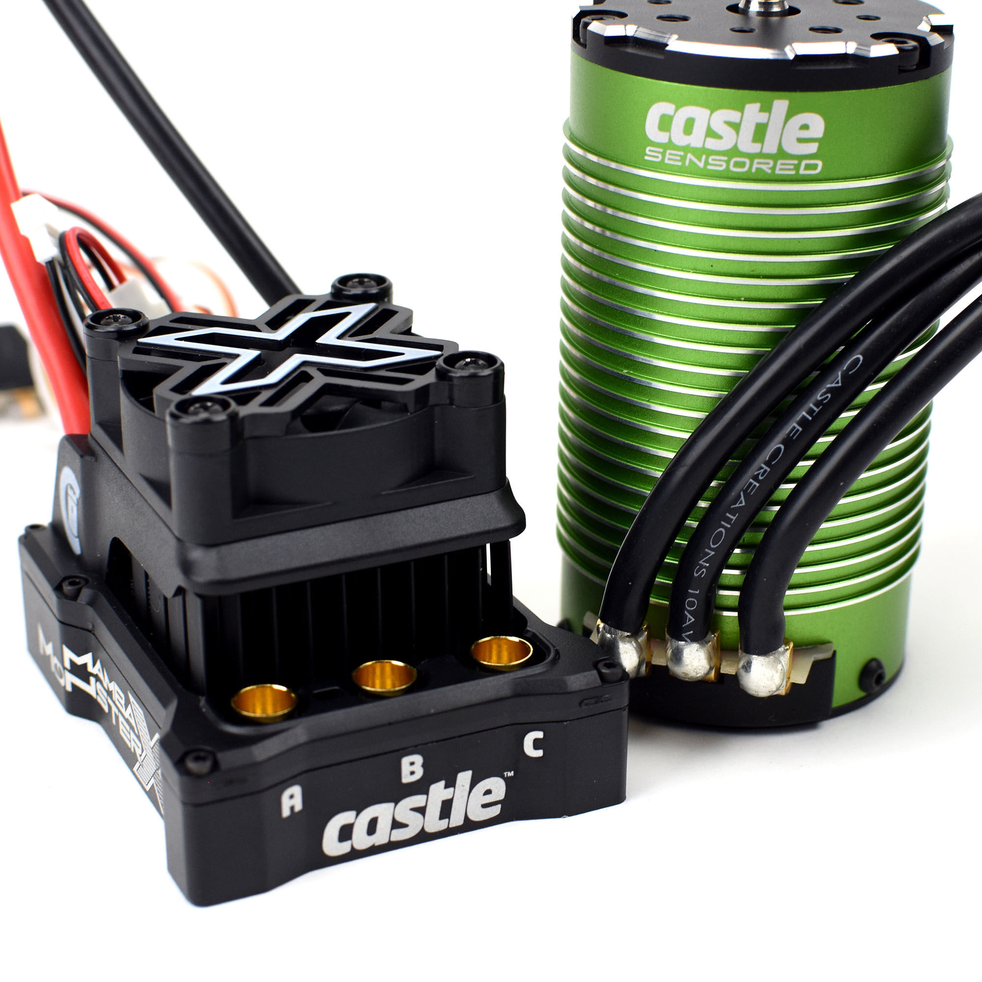 Castle Creations 1/6 Mamba Monster X Brushless ESC / 1717-1260Kv Sensored Motor Combo