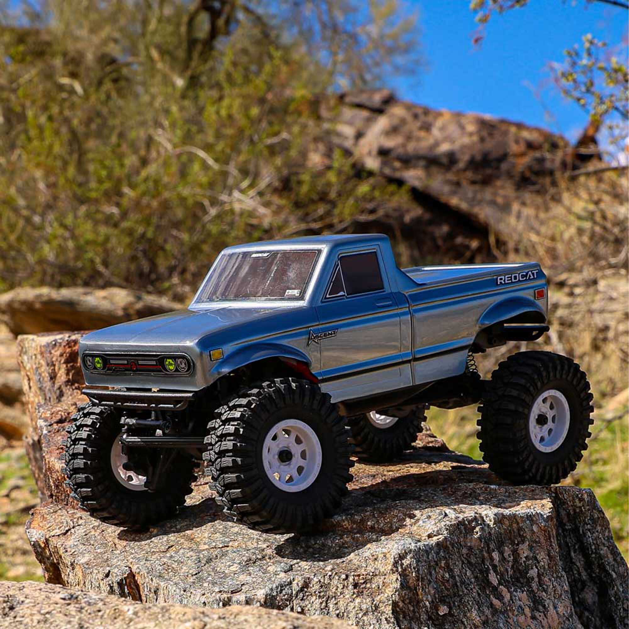 Redcat Racing 1/18 Ascent-18 4x4 Brushed Electric Rock Crawler RTR, Granite