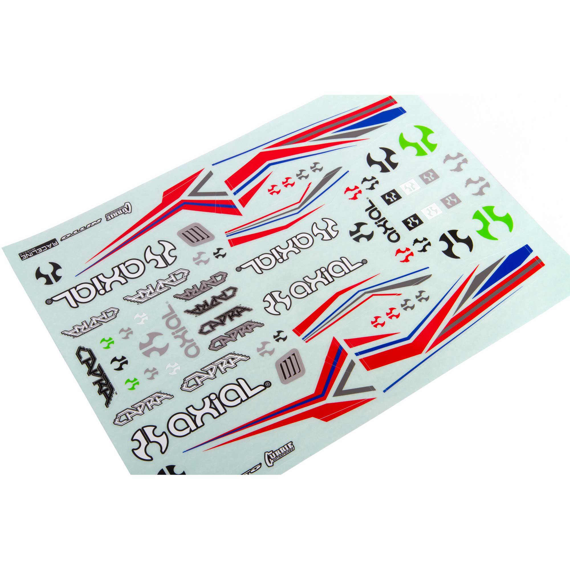 Axial Body Panel Set, Clear: Capra 1.9 UTB