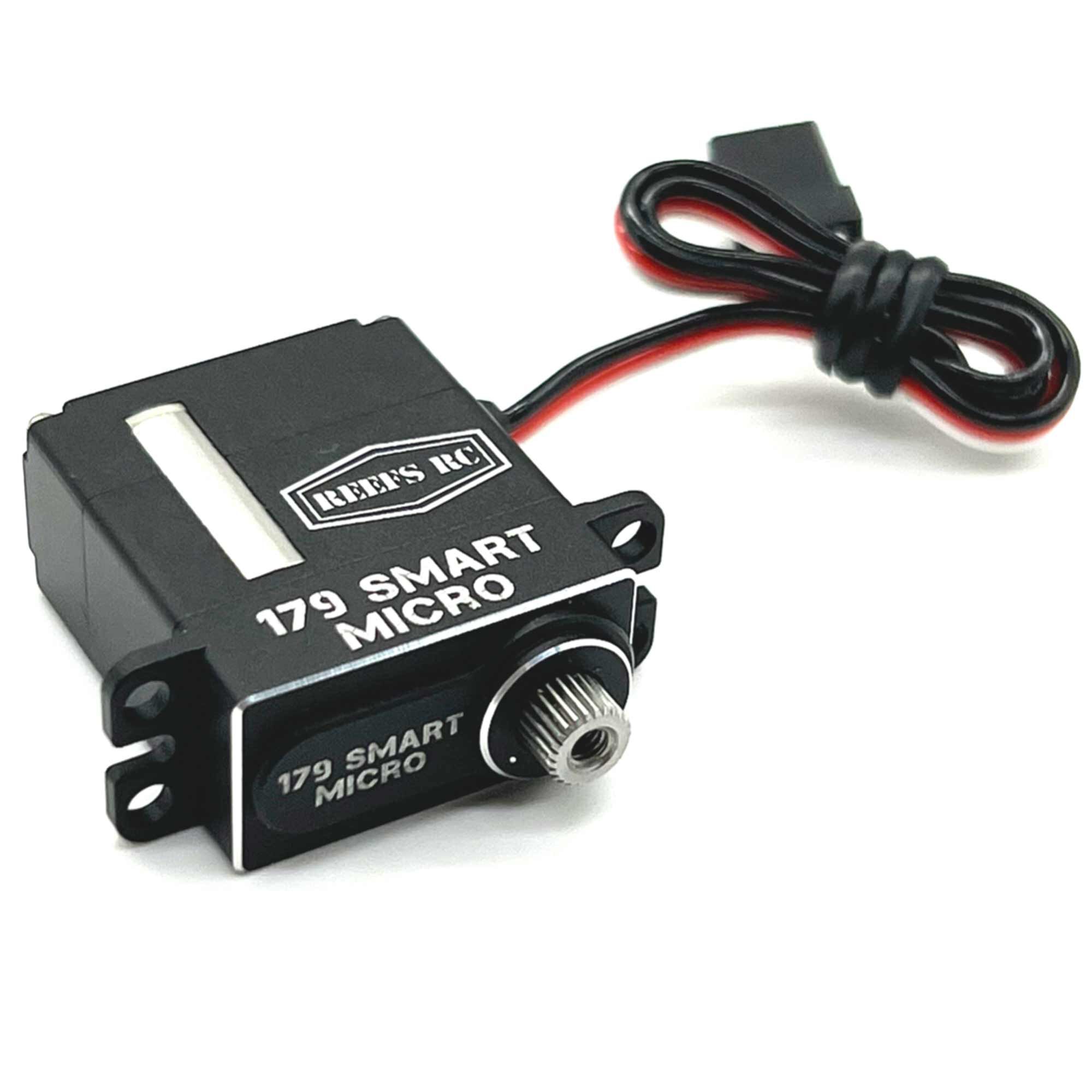 REEFS RC 179 Smart Micro Digital Metal Gear Waterproof Programmable Winch Servo, Black