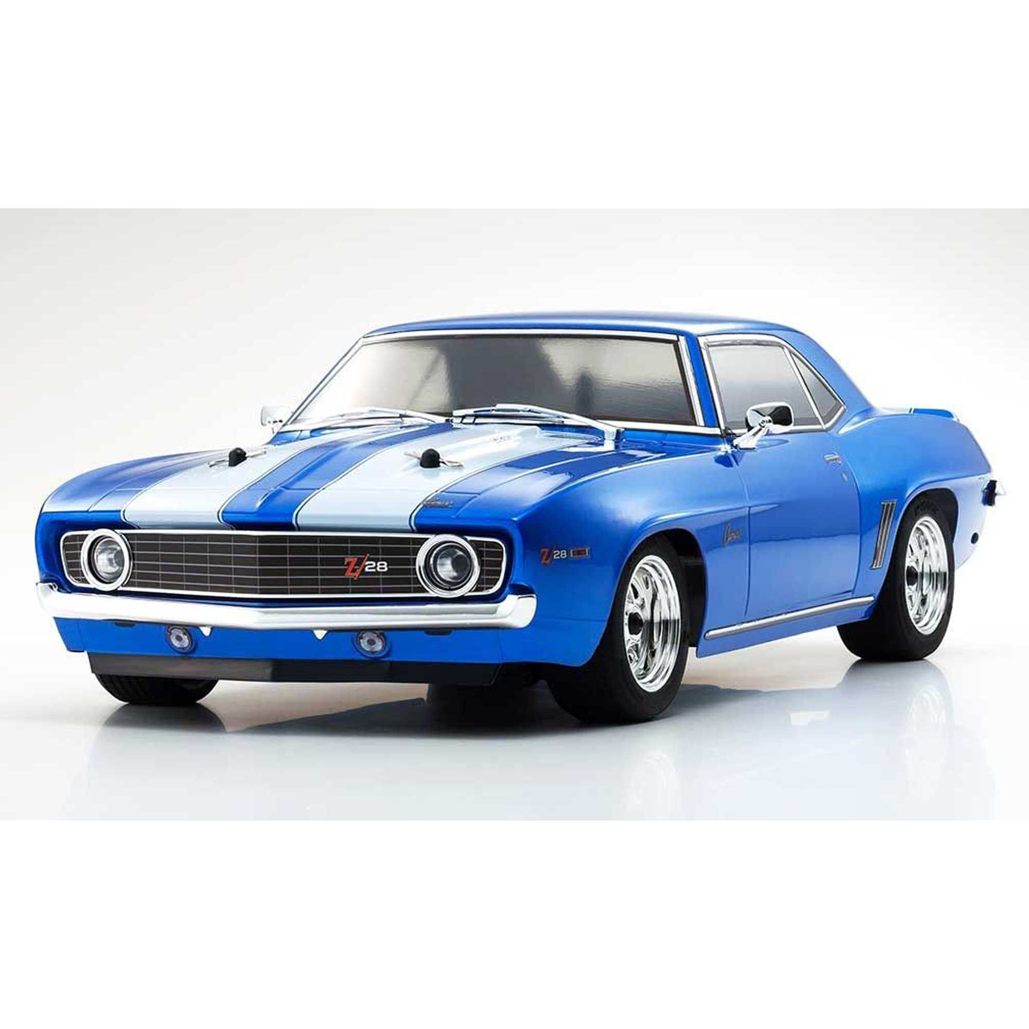 Kyosho 1/10 Fazer Mk2 1969 Chevy Camaro Z/28 4x4 Electric Touring RTR, Le Mans Blue