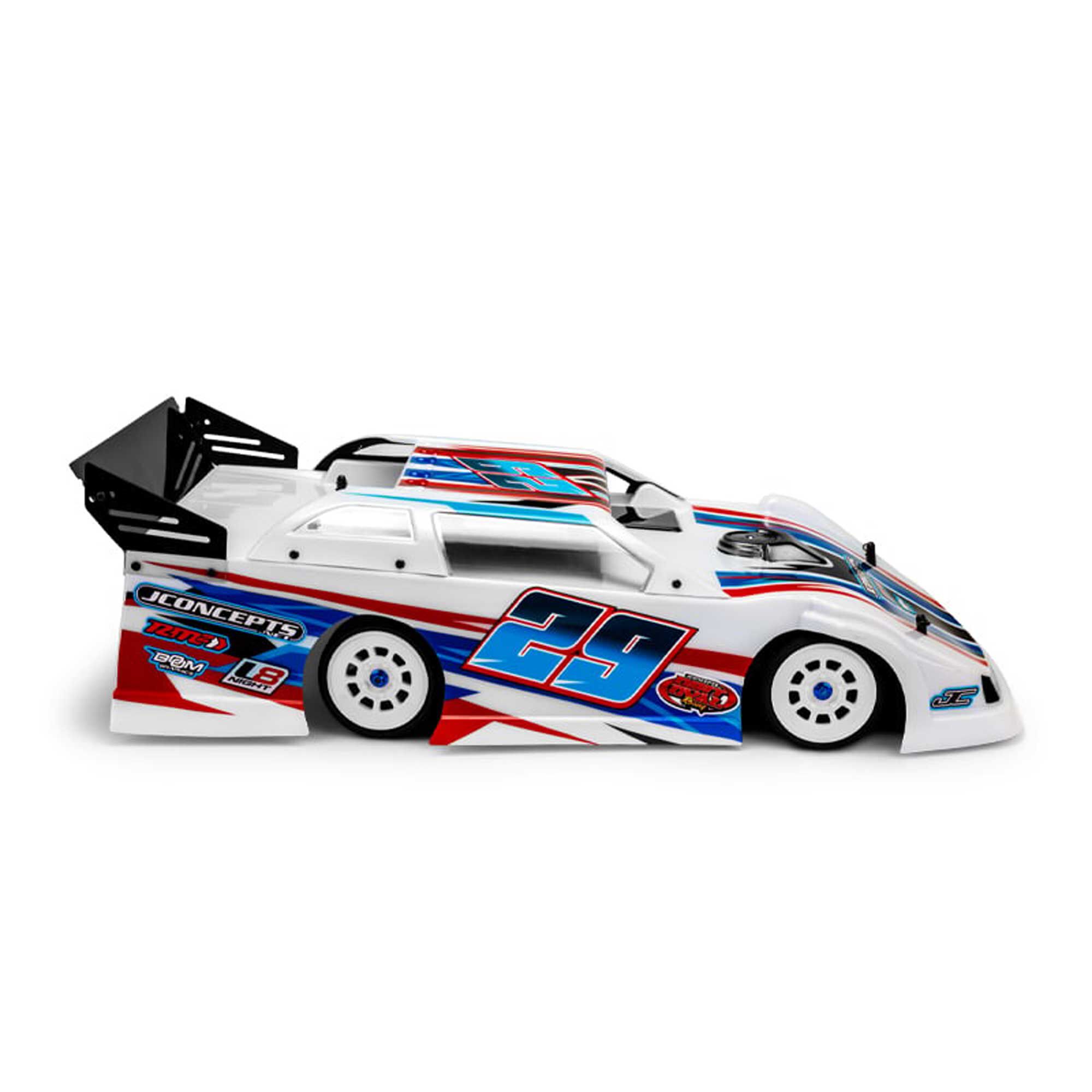 JConcepts, Inc. 1/10 L8 Night G3 Speedway Body, Decked With Rear Spoiler, Light-Weight