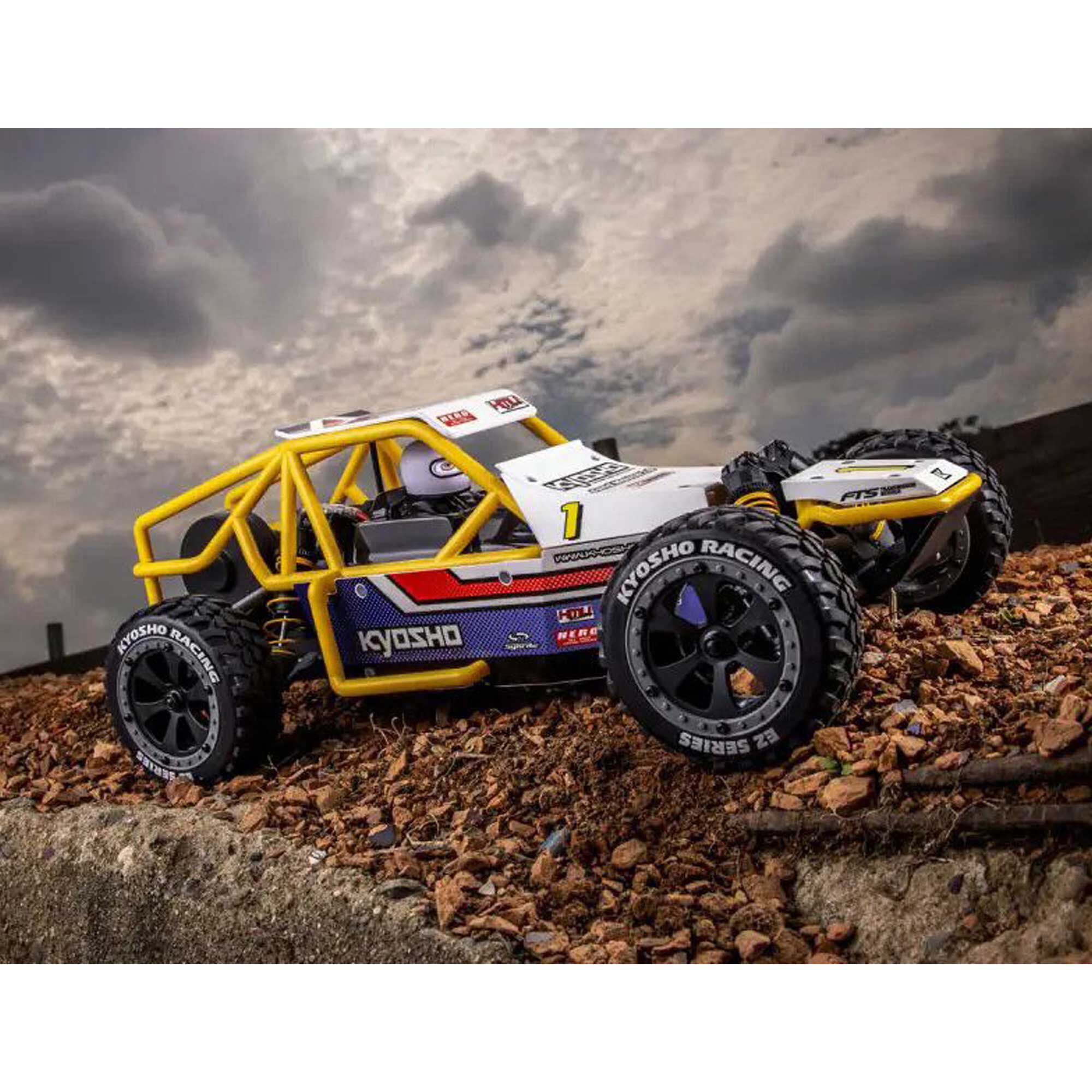 Kyosho 1/10 Sandmaster 2.0 2WD Buggy RTR, White