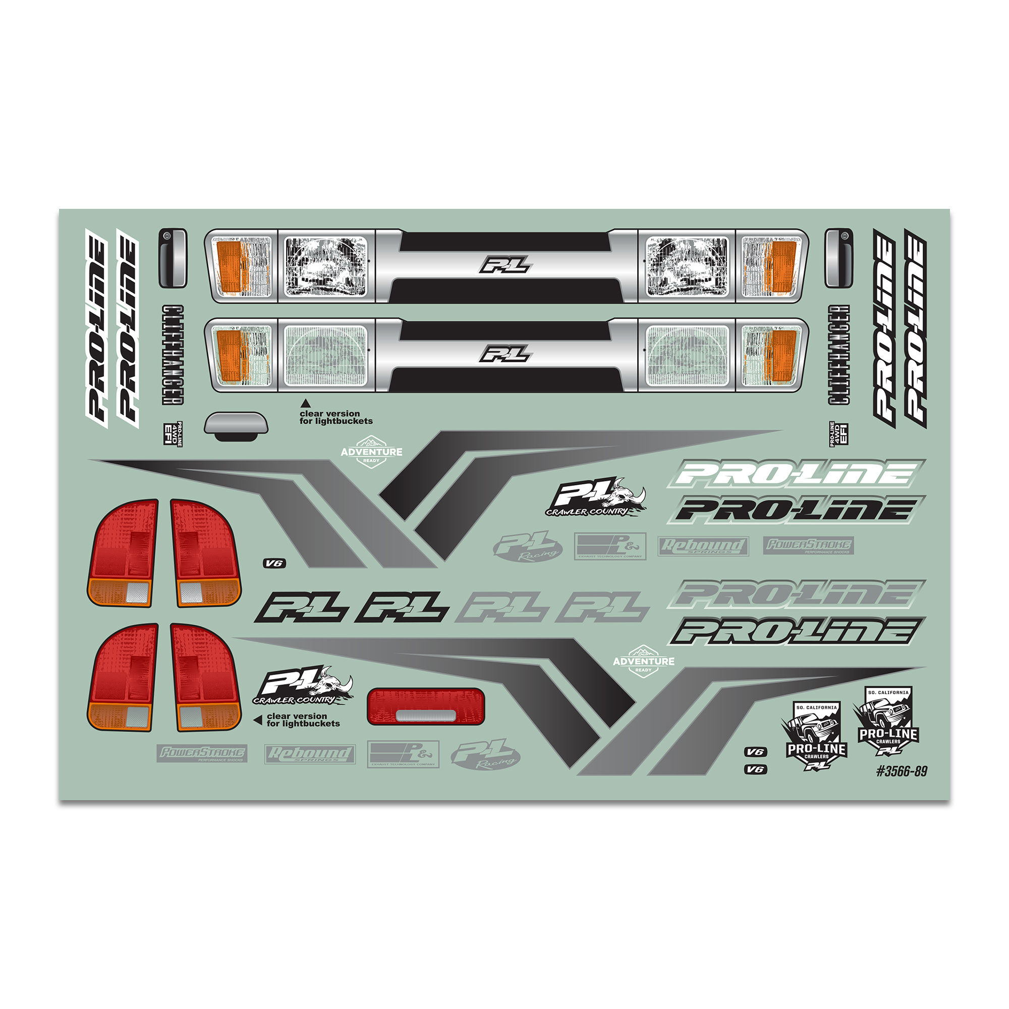 Pro-Line Racing 1/10 Cliffhanger HP Cab-Only Clear Body 12.3" (313mm) WB Crawlers