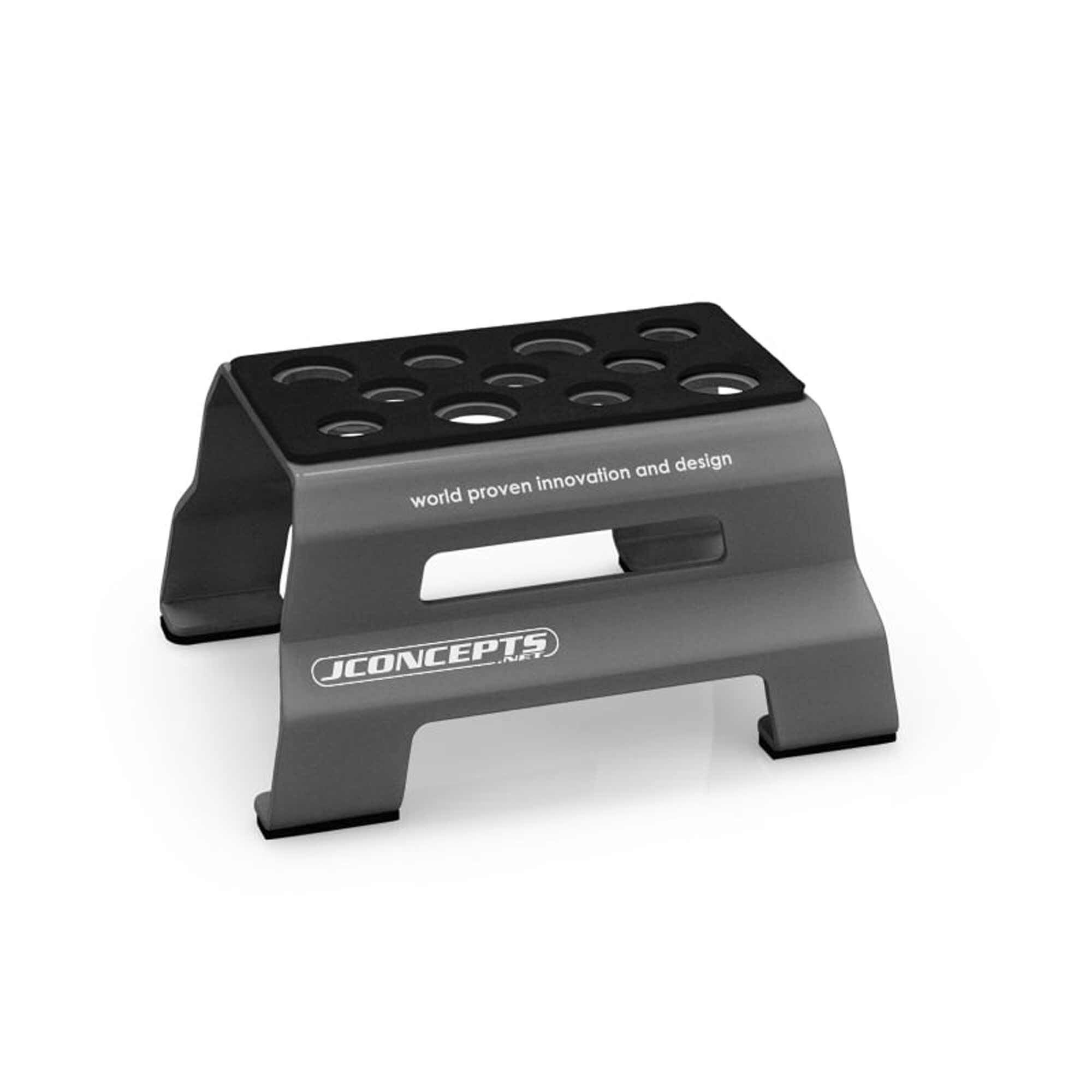 JConcepts, Inc. Metal Car Stand, Gray