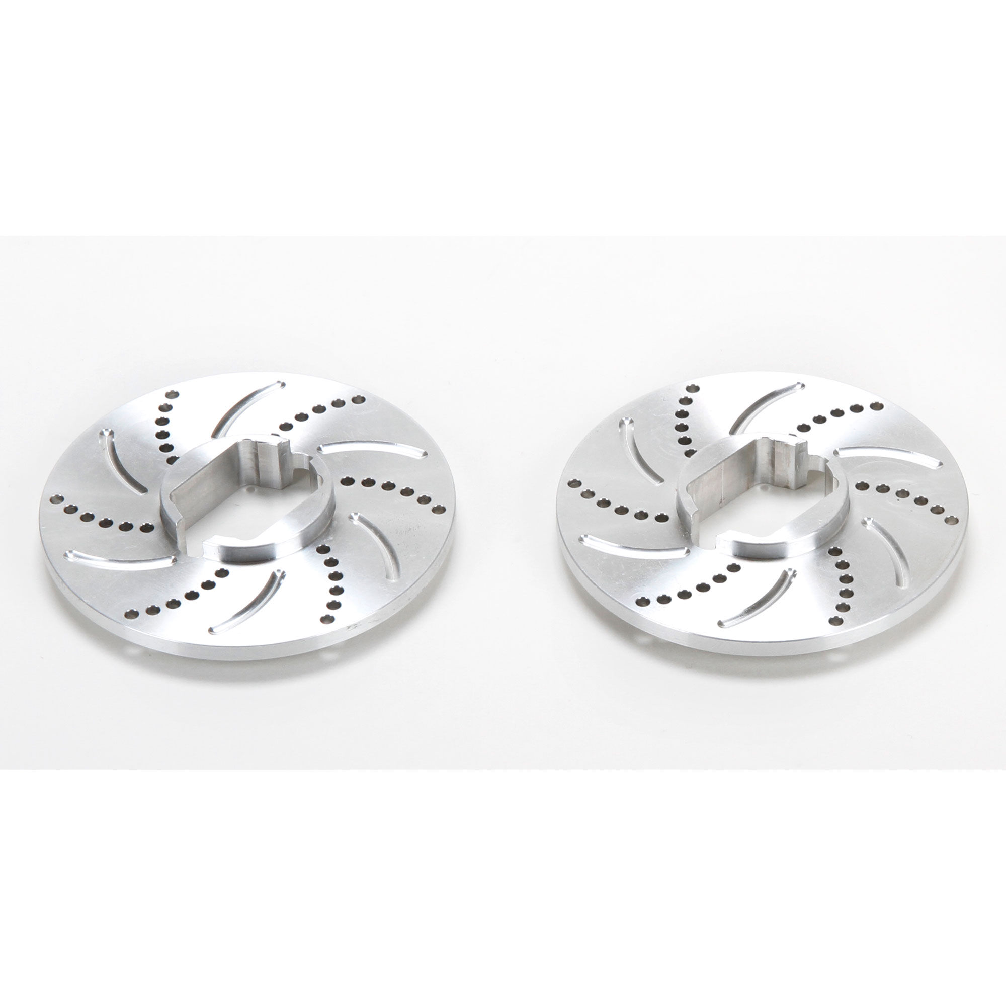 Team Losi Racing Brake Disc, Wide Base, Al (2): 5T, MINI WRC