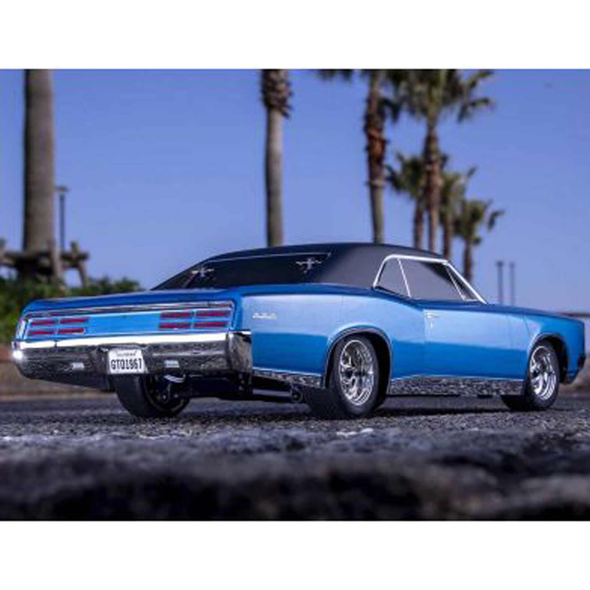 Kyosho 1/10 1967 Pontiac GTO Fazer Mk2 FZ02L Brushed 4x4 On-Road Touring RTR, Tyrol Blue