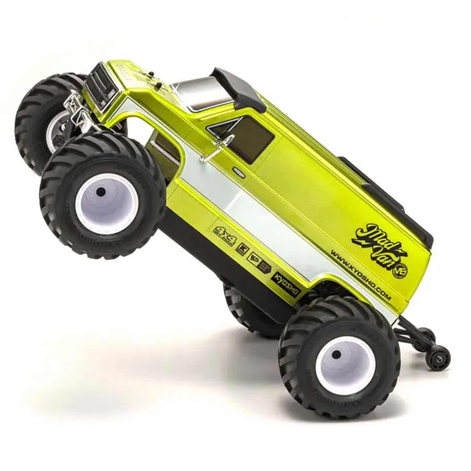 Kyosho 1/10 Mad Van Fazer Mk2 FZ02L-BT Brushless 4x4 Monster Truck RTR, Gold