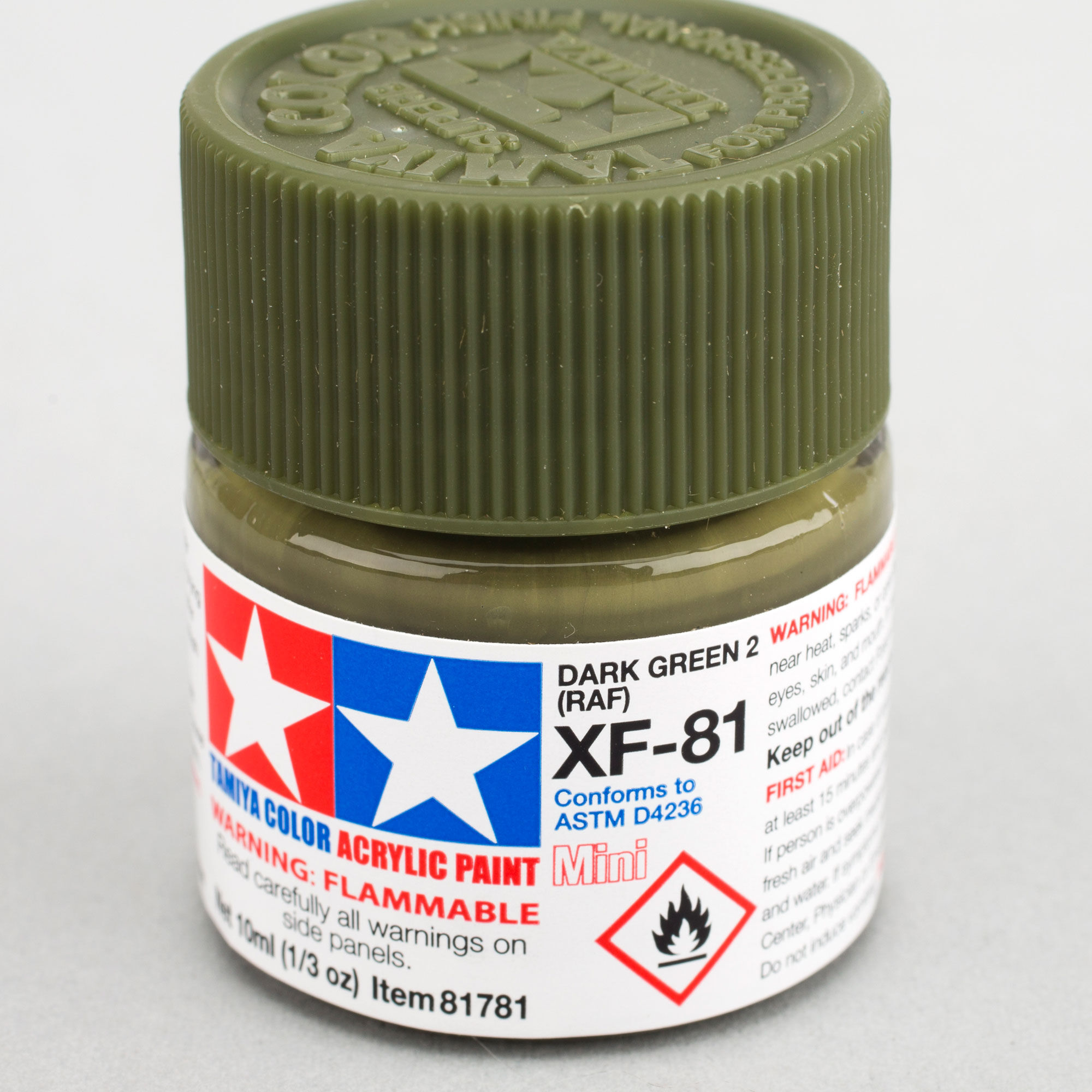 Tamiya Acrylic Mini XF-81 Dark Green 2 RAF 10ml Bottle