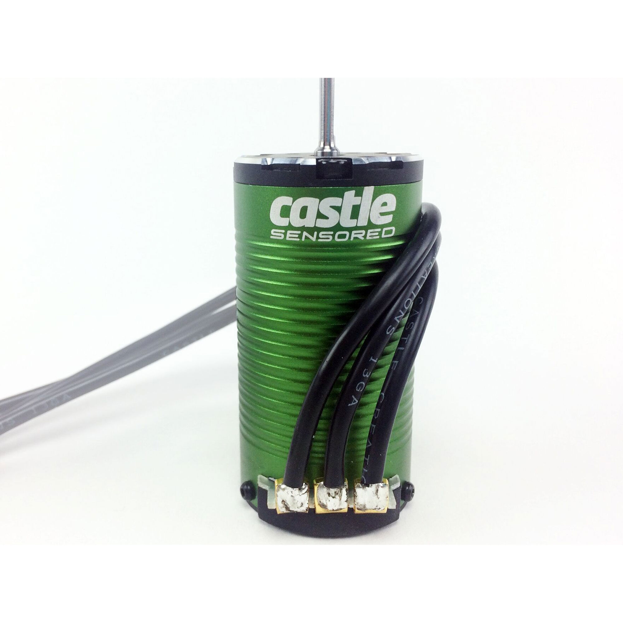 Castle Creations 1/10 4-Pole Sensored Brushless Motor, 1415-2400Kv: 4mm Bullet