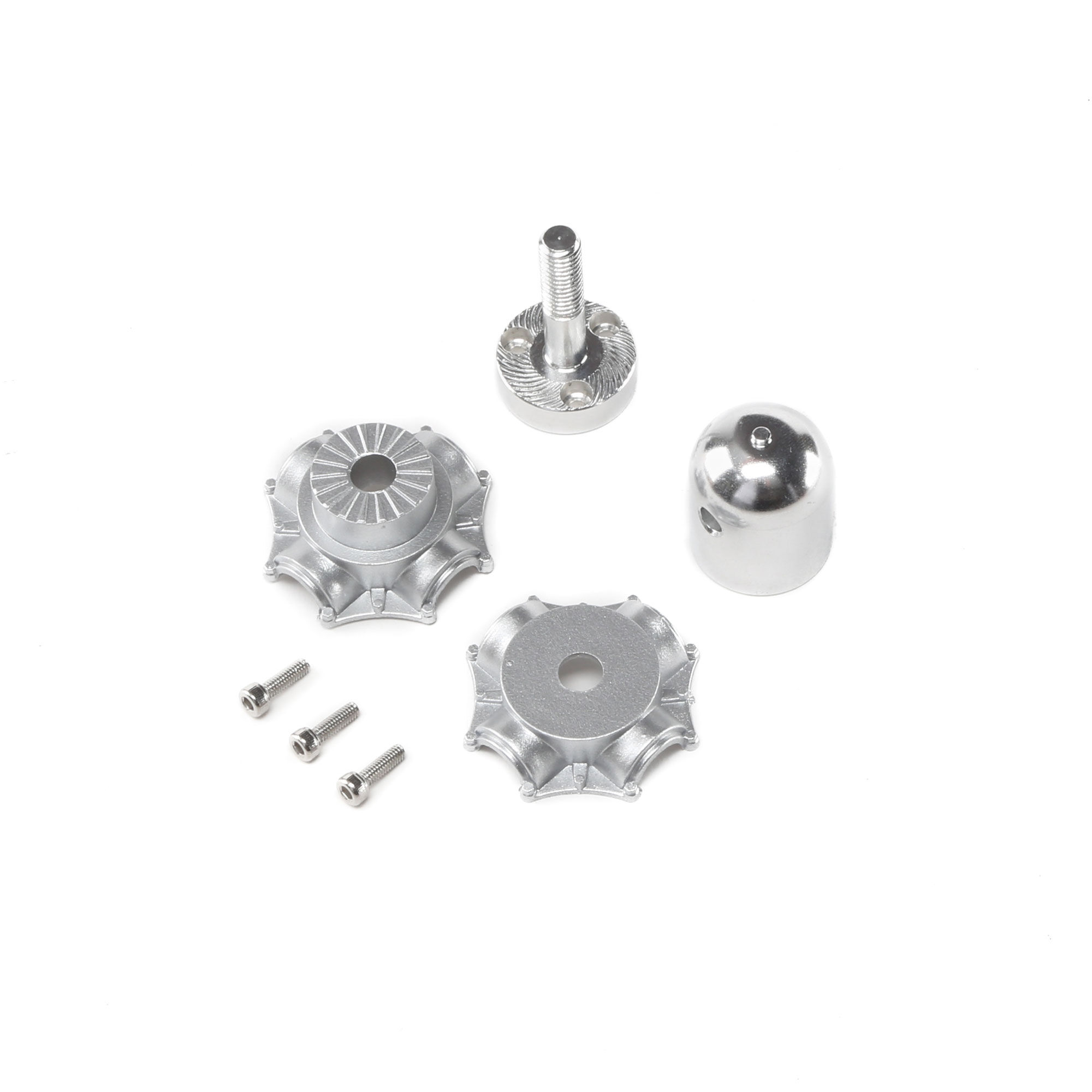 E-flite Prop Adapter, Aluminm Spinner, Plastic Hub: P-47 1.2m