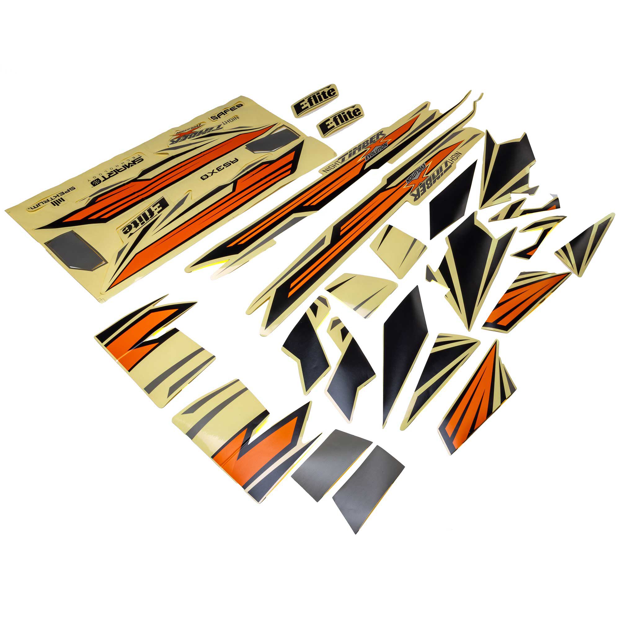 E-flite Decal Set: Night Timber X Evolution 1.2m