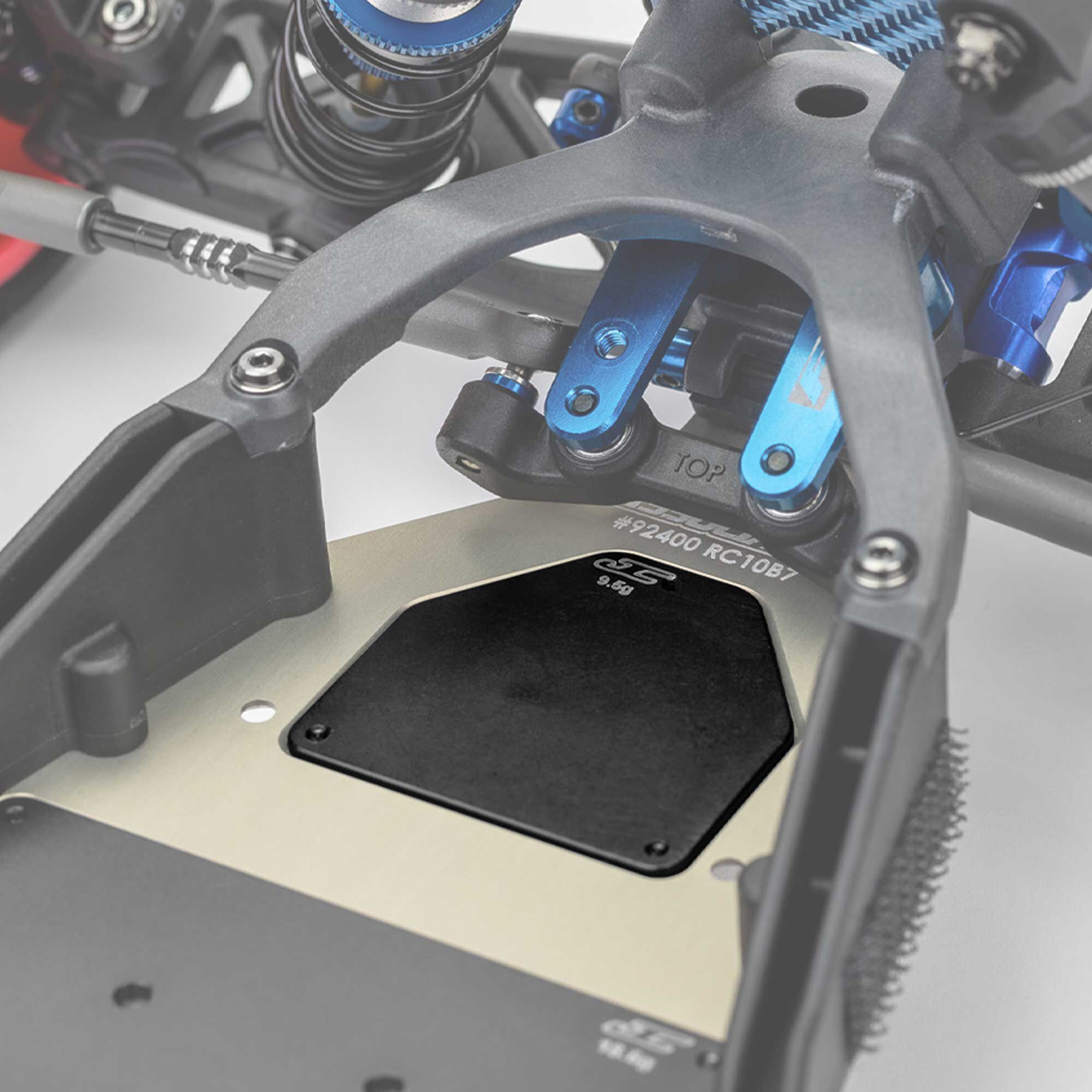 JConcepts, Inc. Steel Servo Weight Plate Set, 1/10 Team Associated RC10B7