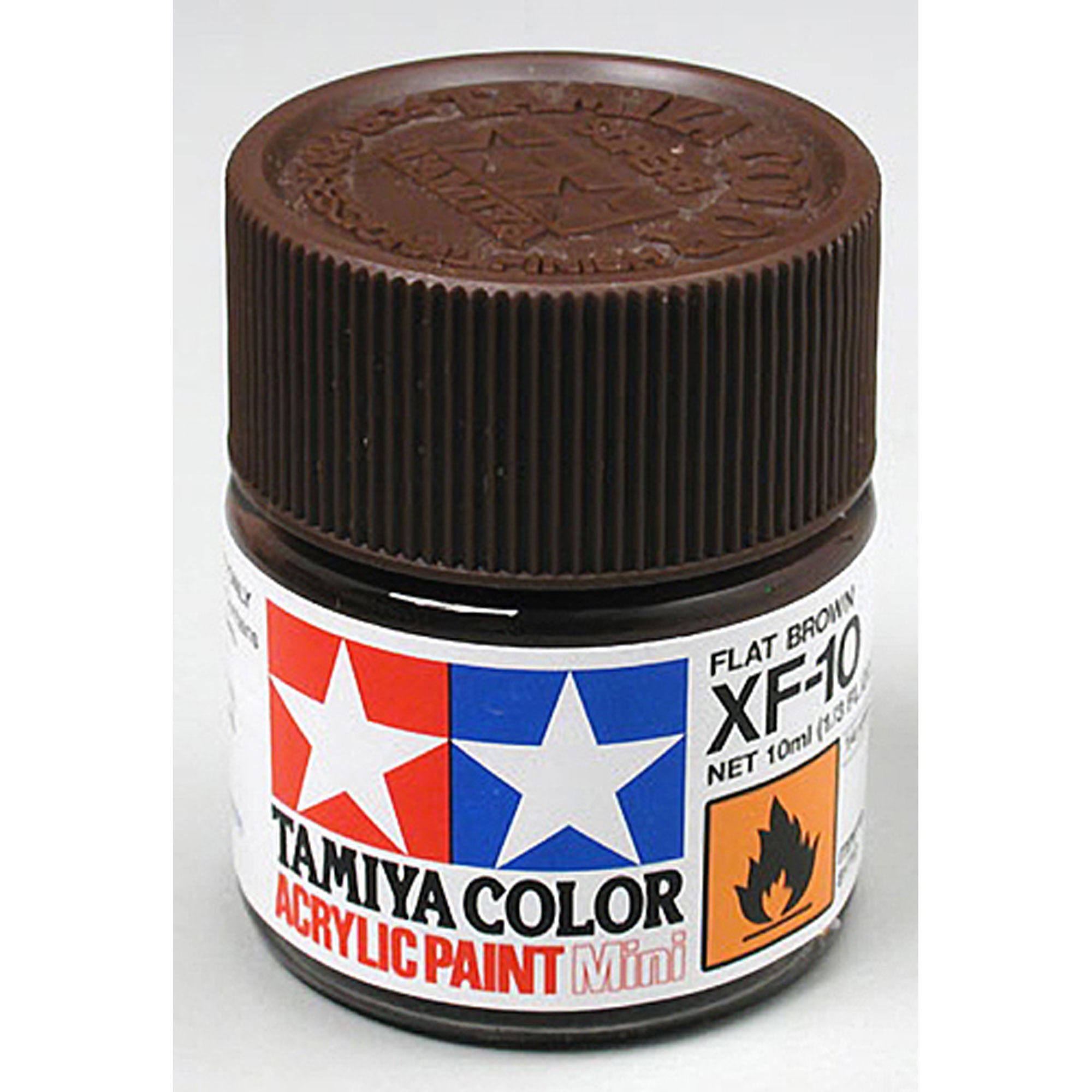 Tamiya Acrylic Mini XF10, Flat Brown