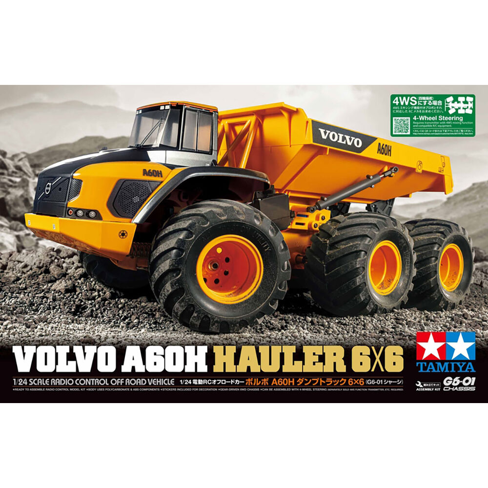 Tamiya 1/24 Volvo A60Y Hauler G6-01 6x6 Brushed Semi Tractor Kit