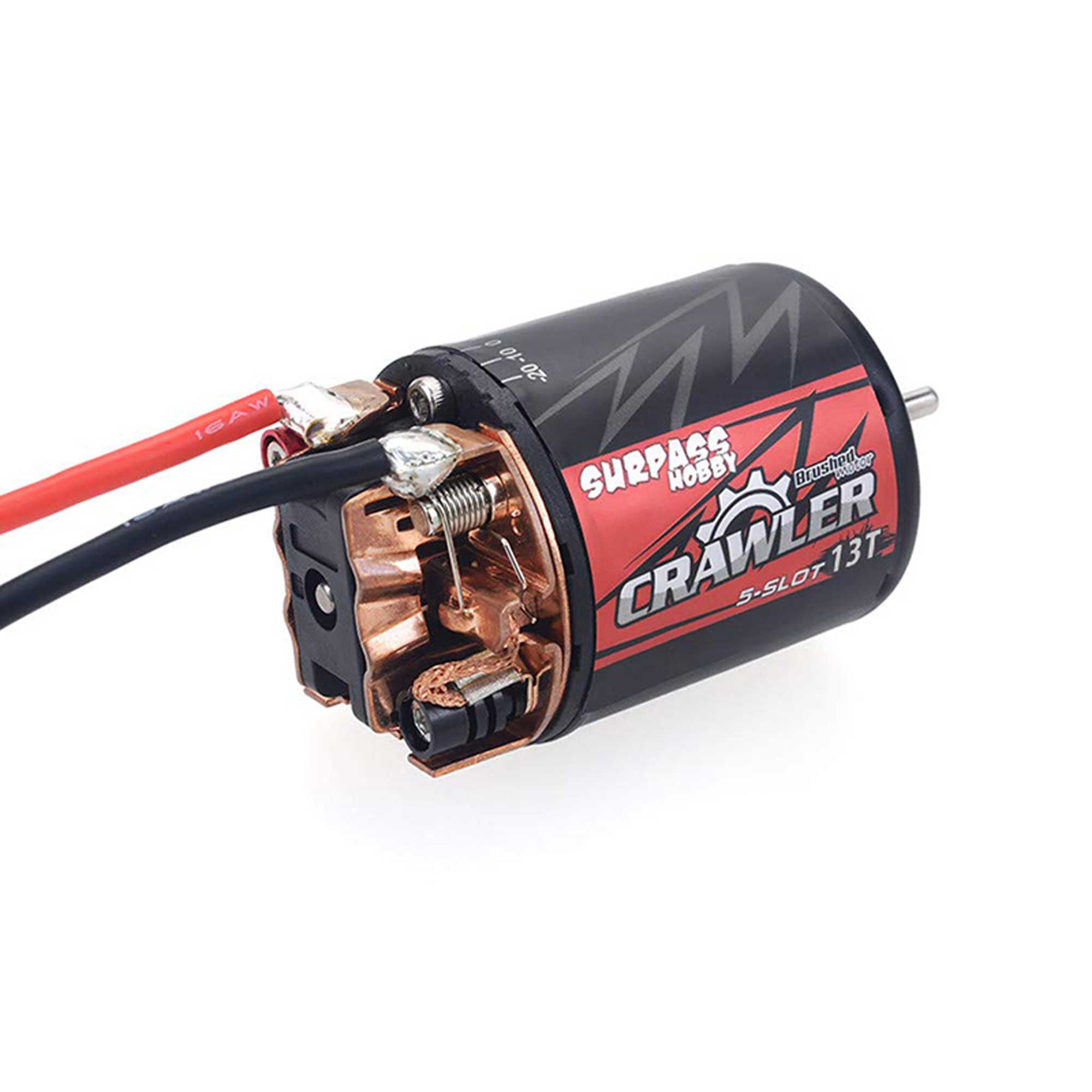 Integy Crawler 5-Slot Stator 13 Turn 540 Size Brush Motor