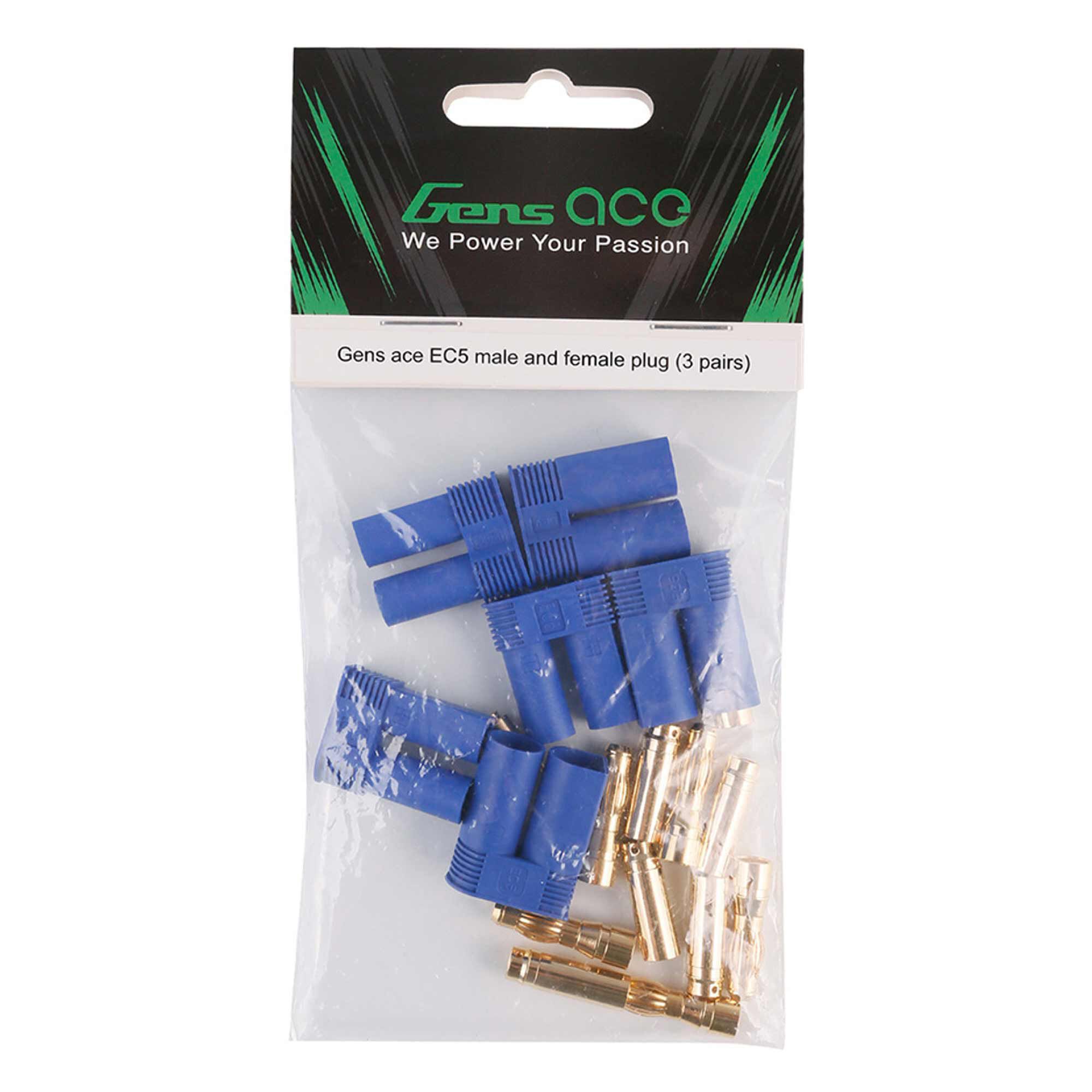 Gens ace EC5 Male & Female Plug Set (3)